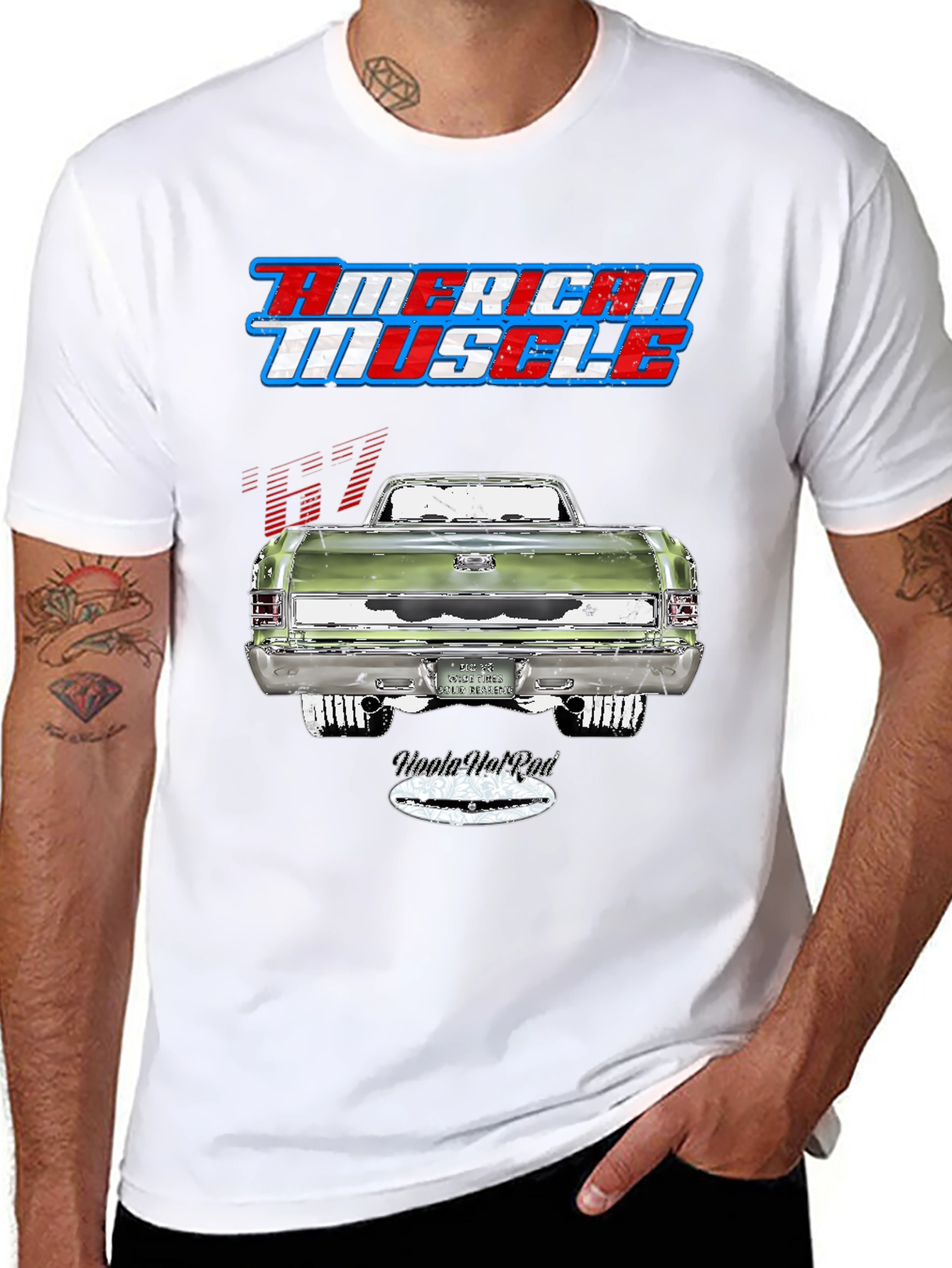 American Muscle Car T-Shirt - Black