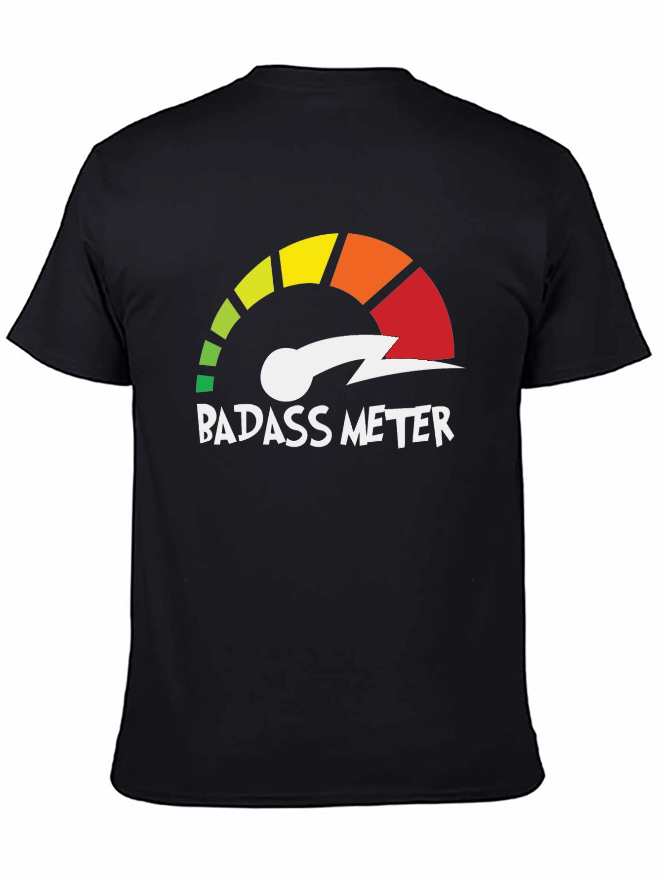 Badass Meter Graphic T-Shirt - Unleash Your Inner Confidence