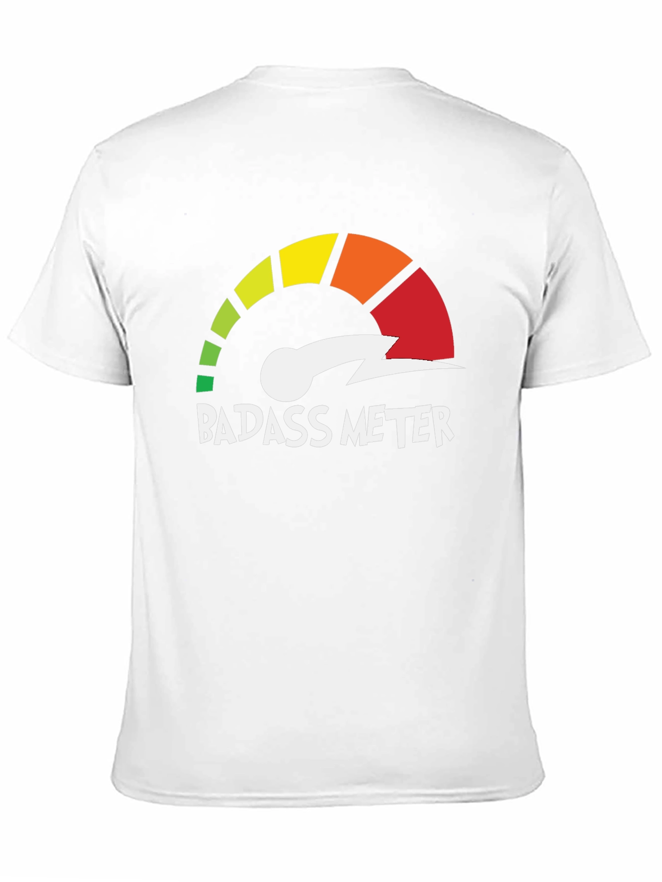Badass Meter Graphic T-Shirt - Unleash Your Inner Confidence