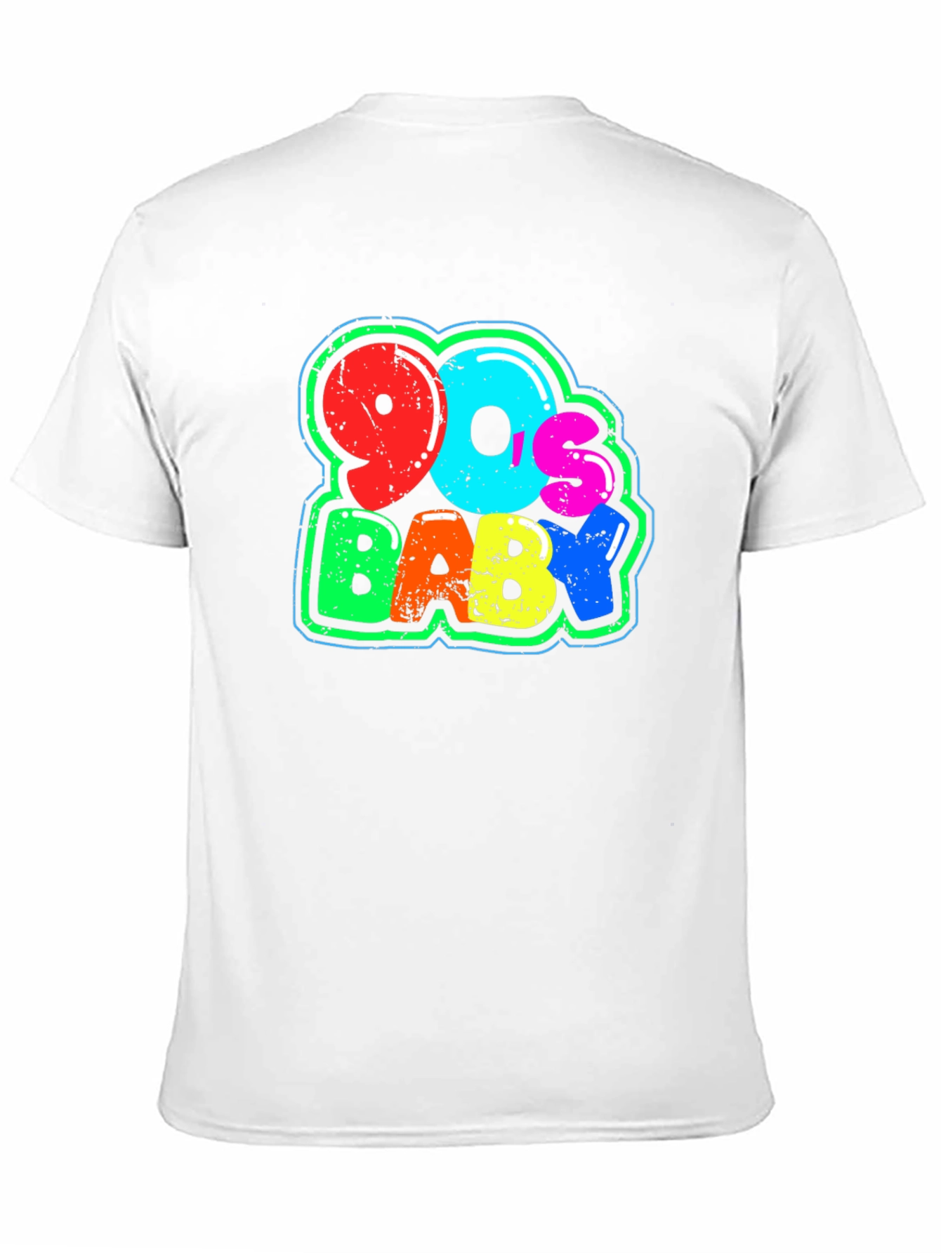 90s Baby T-Shirt Black Cotton Blend