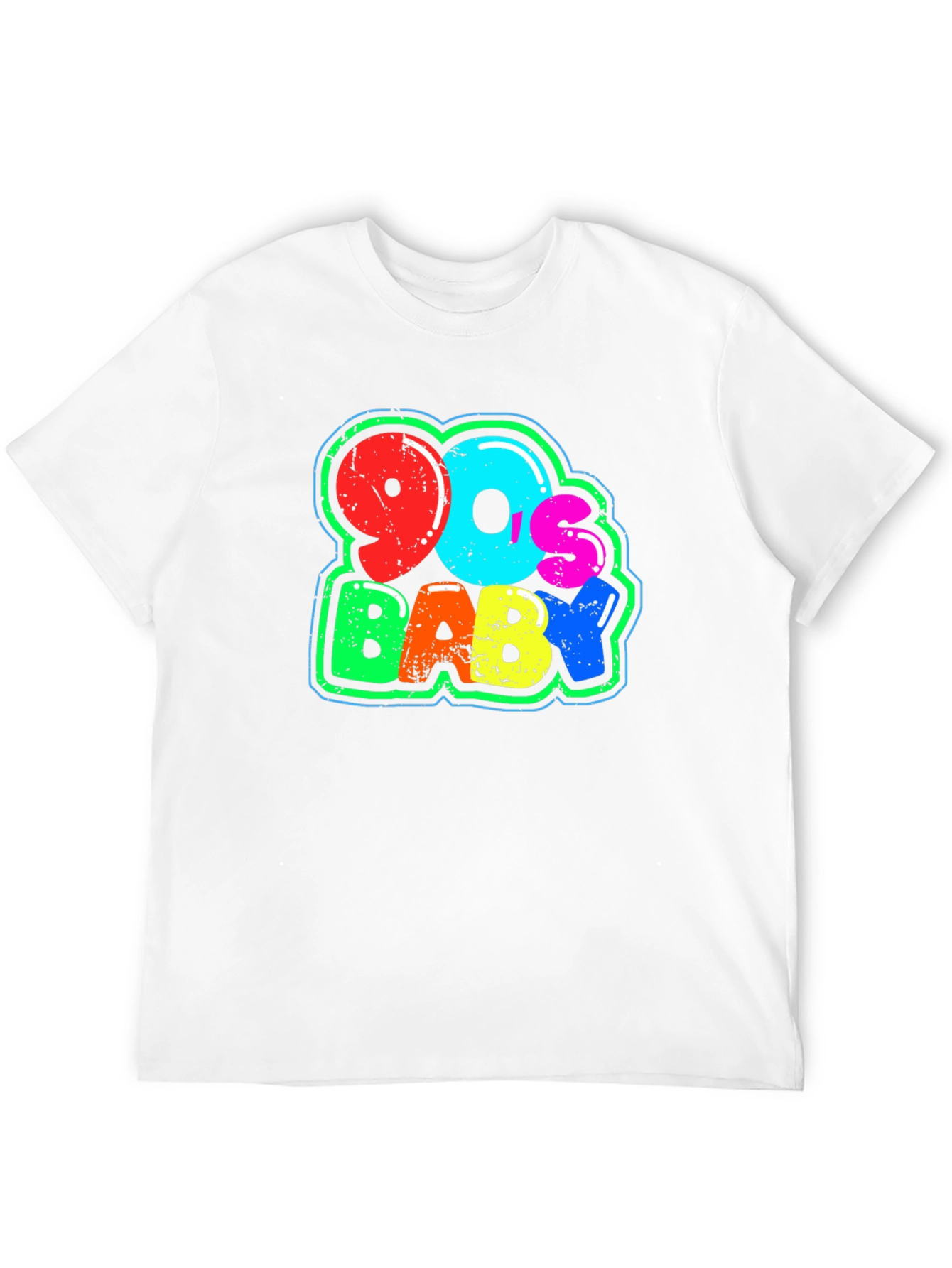 90s Baby T-Shirt Black Cotton Blend