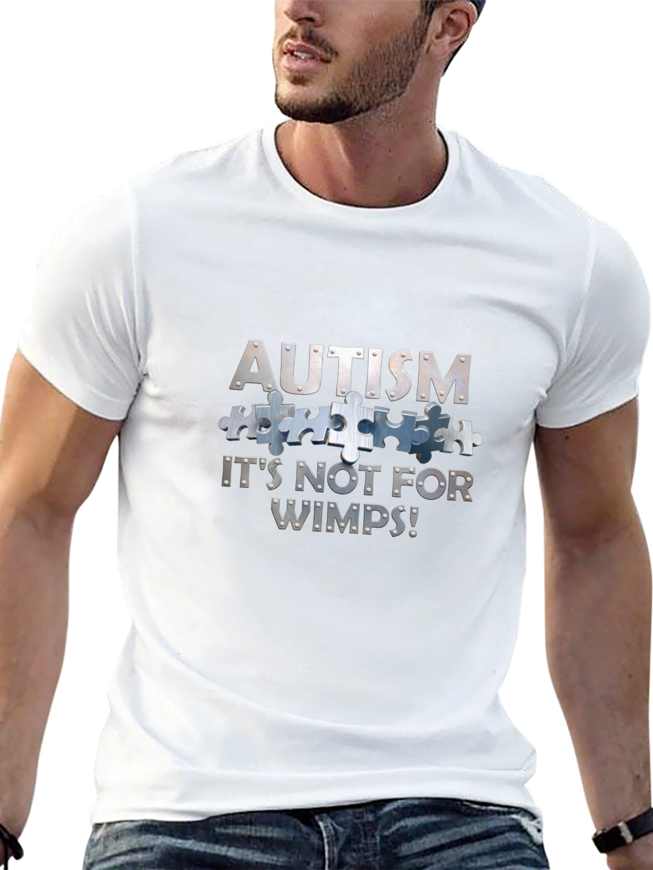 Autism Awareness T-Shirt: Not For Wimps