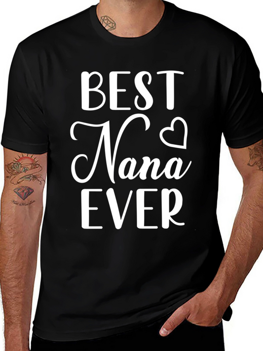 Best Nana Ever T-Shirt Gift for Grandma