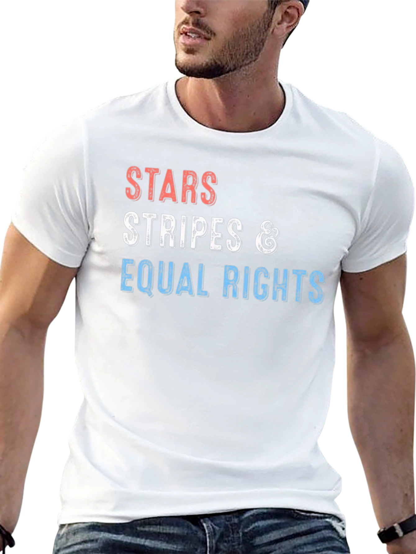 Stars Stripes & Equal Rights Graphic Tee