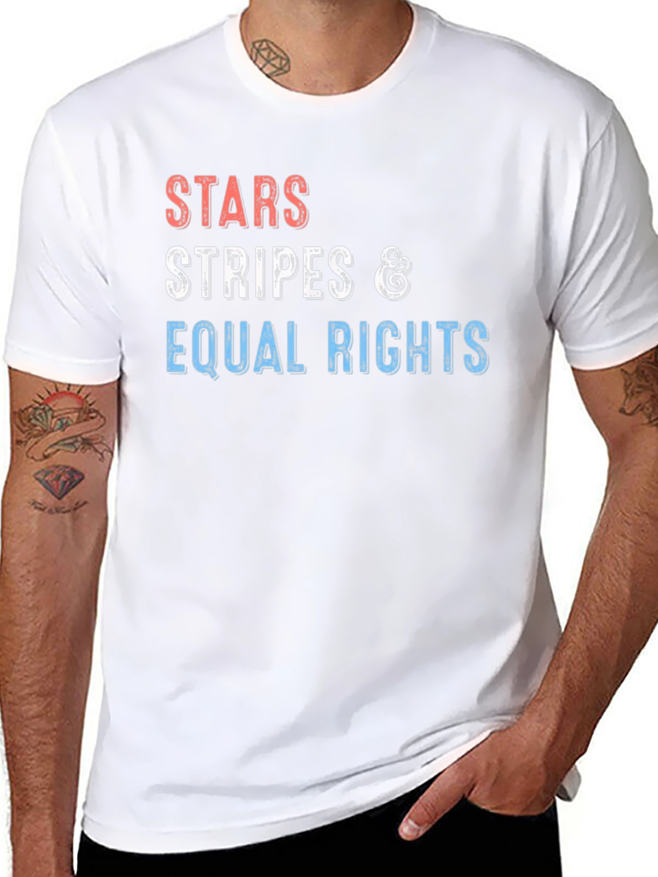 Stars Stripes & Equal Rights Graphic Tee