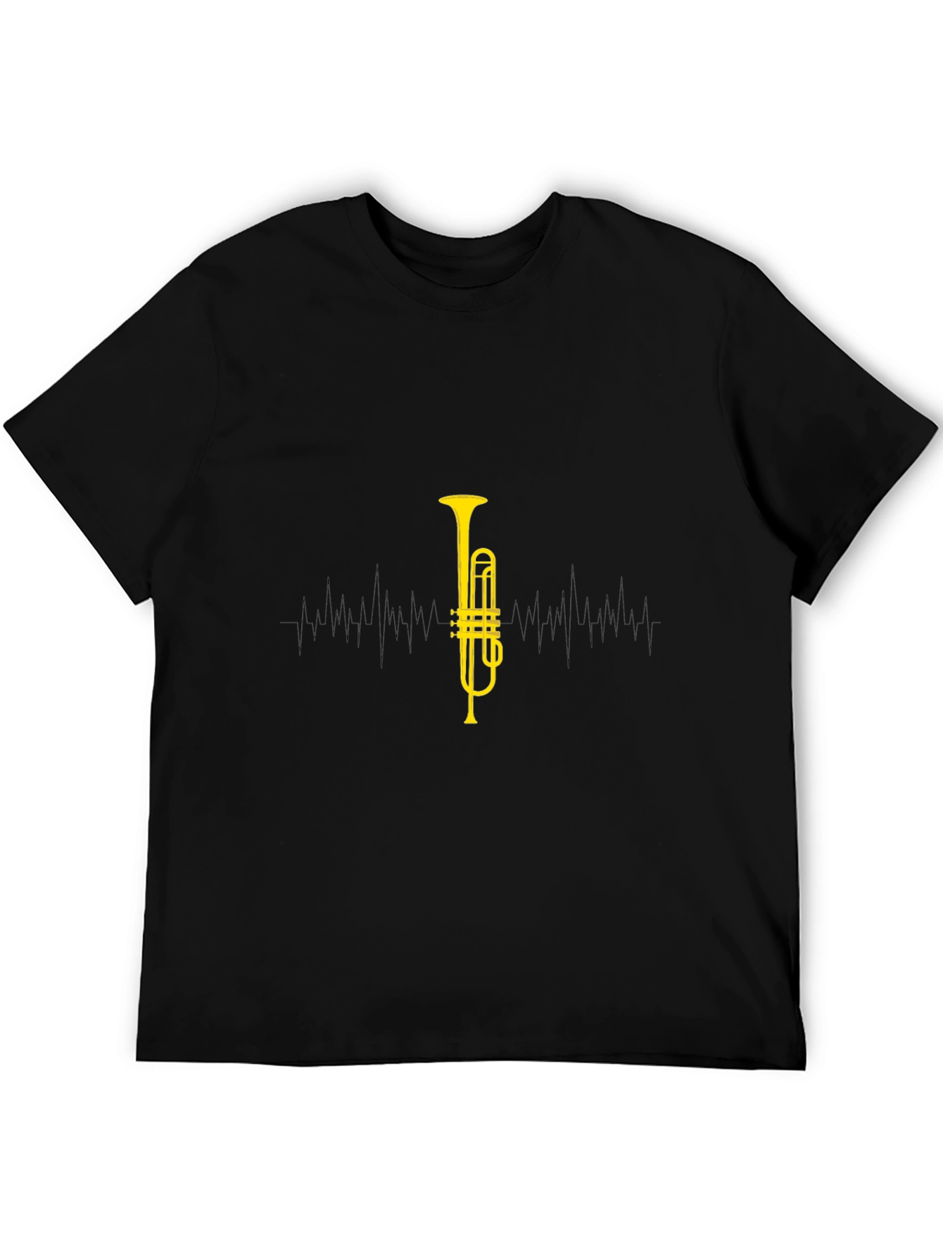Trumpet Graphic Black T-Shirt