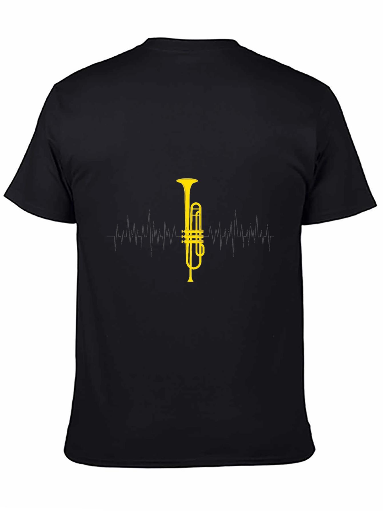 Trumpet Graphic Black T-Shirt
