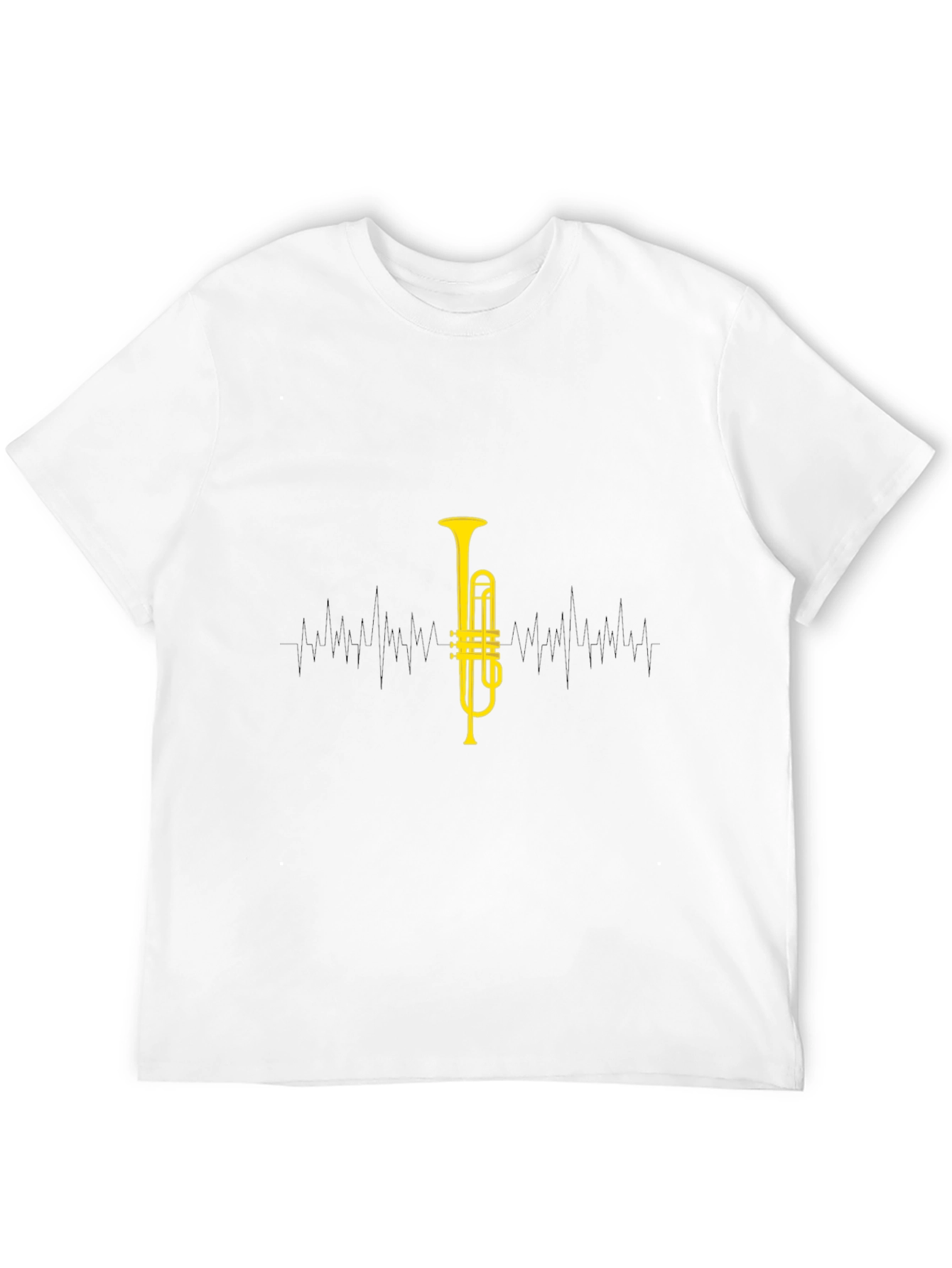 Trumpet Graphic Black T-Shirt