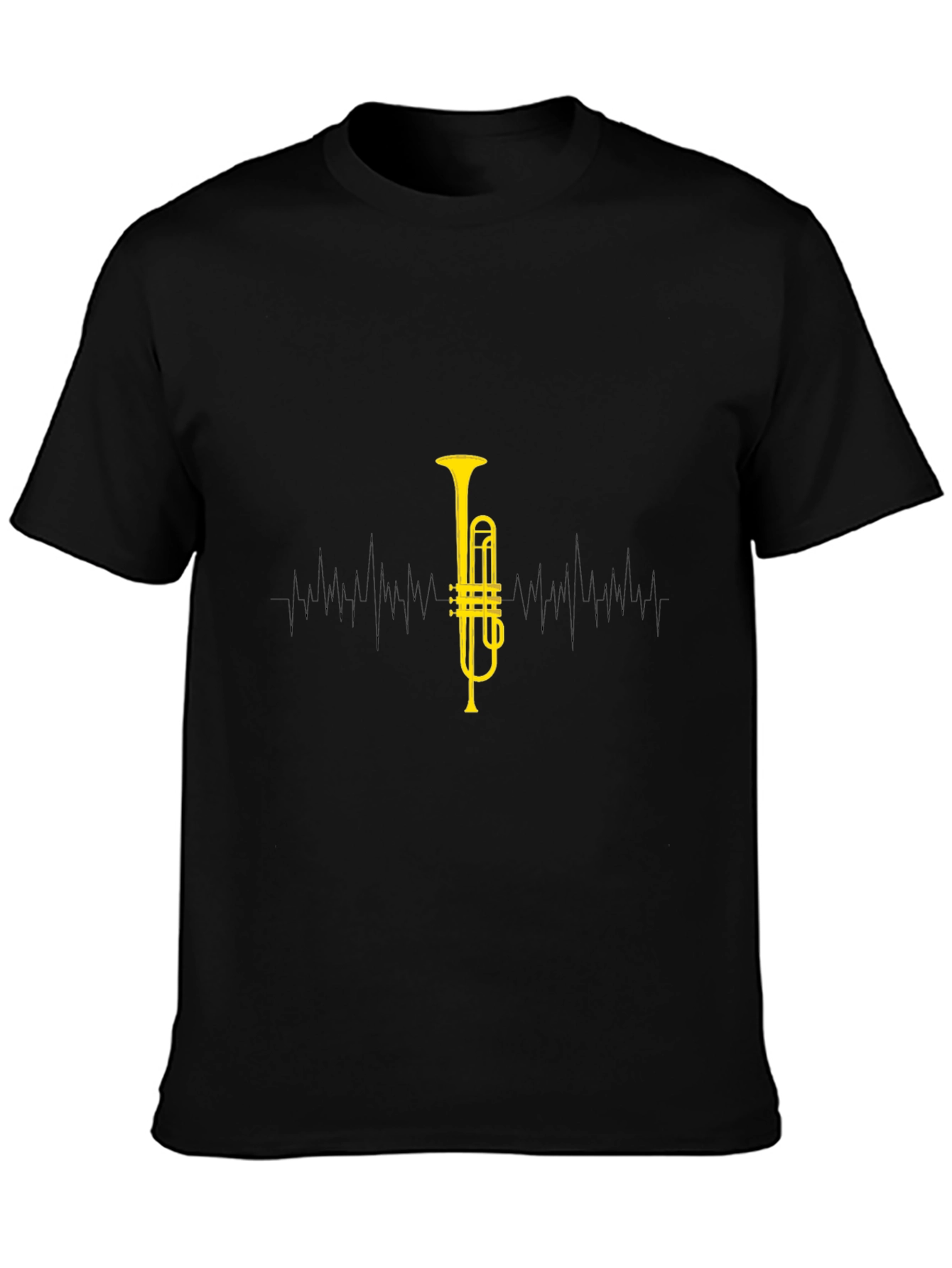 Trumpet Graphic Black T-Shirt