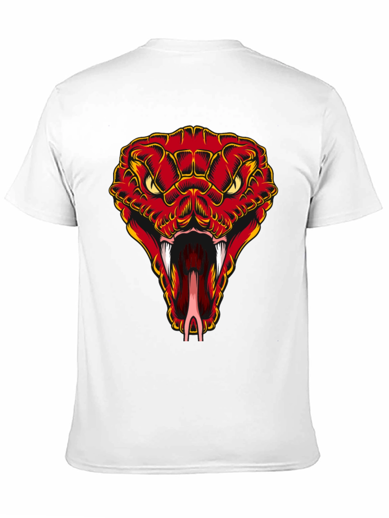 Snake Head Graphic T-Shirt - Bold Cobra Design