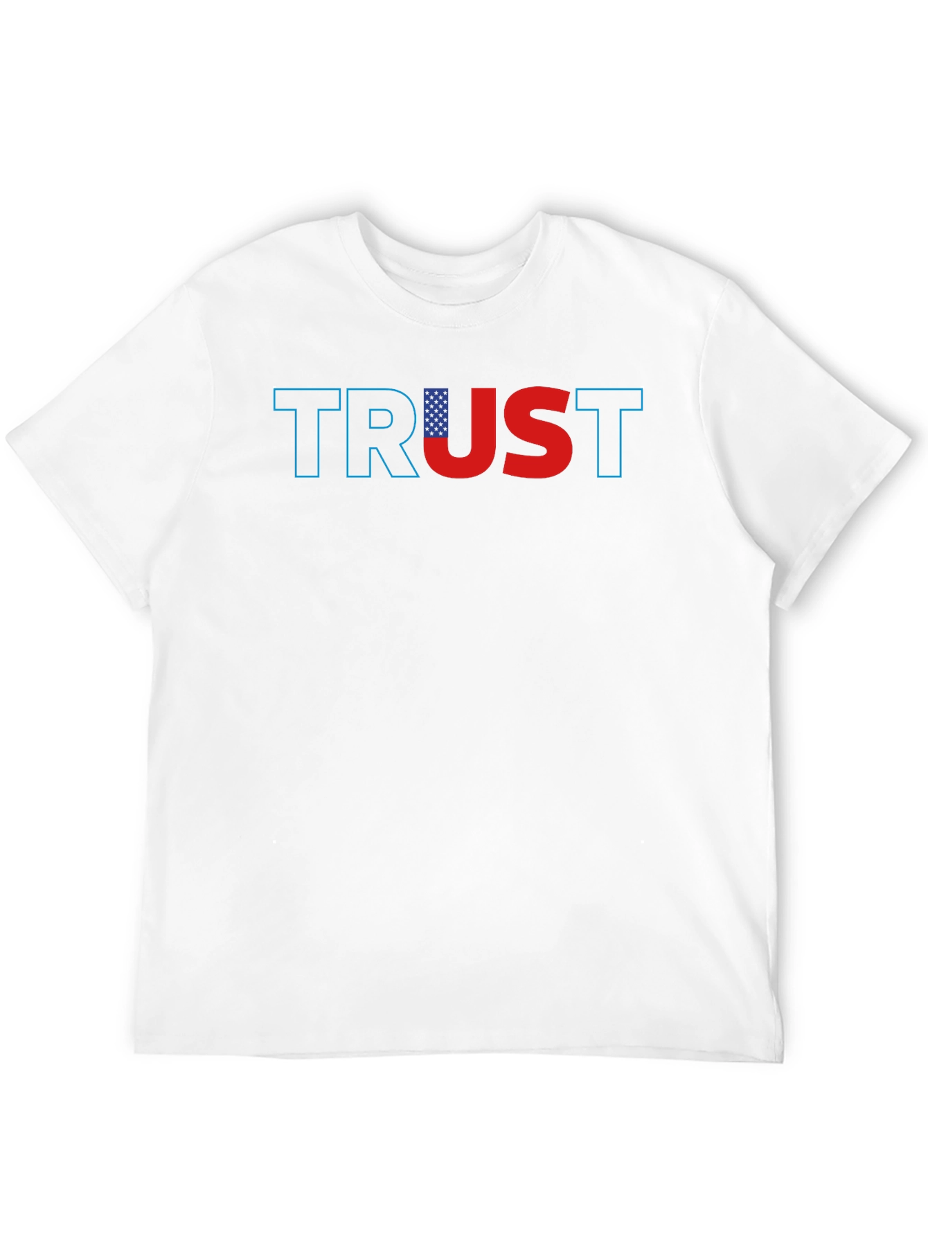 Trust Graphic Tee - Patriotic USA Flag T-Shirt