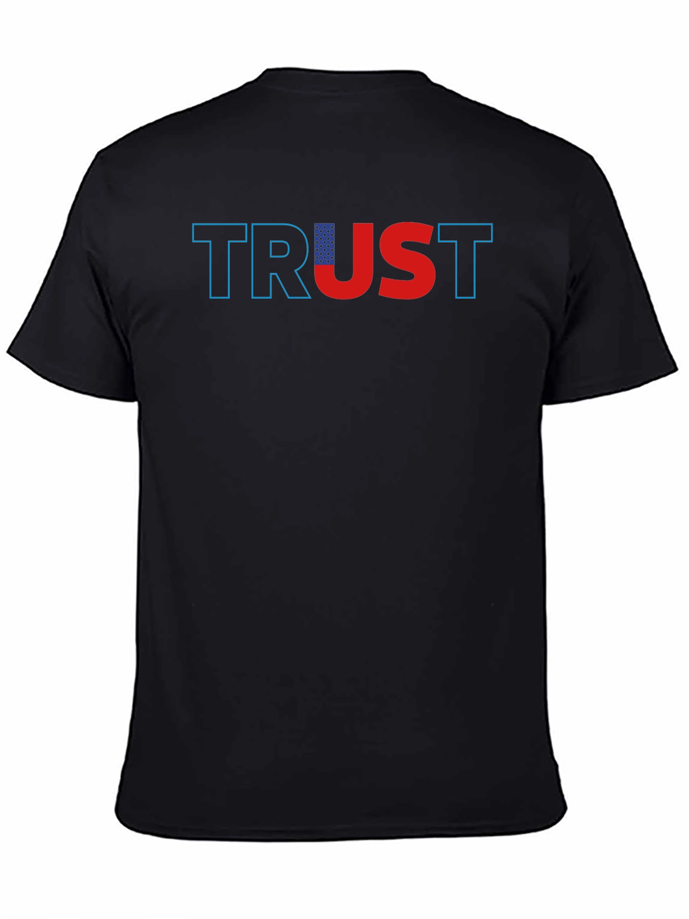 Trust Graphic Tee - Patriotic USA Flag T-Shirt
