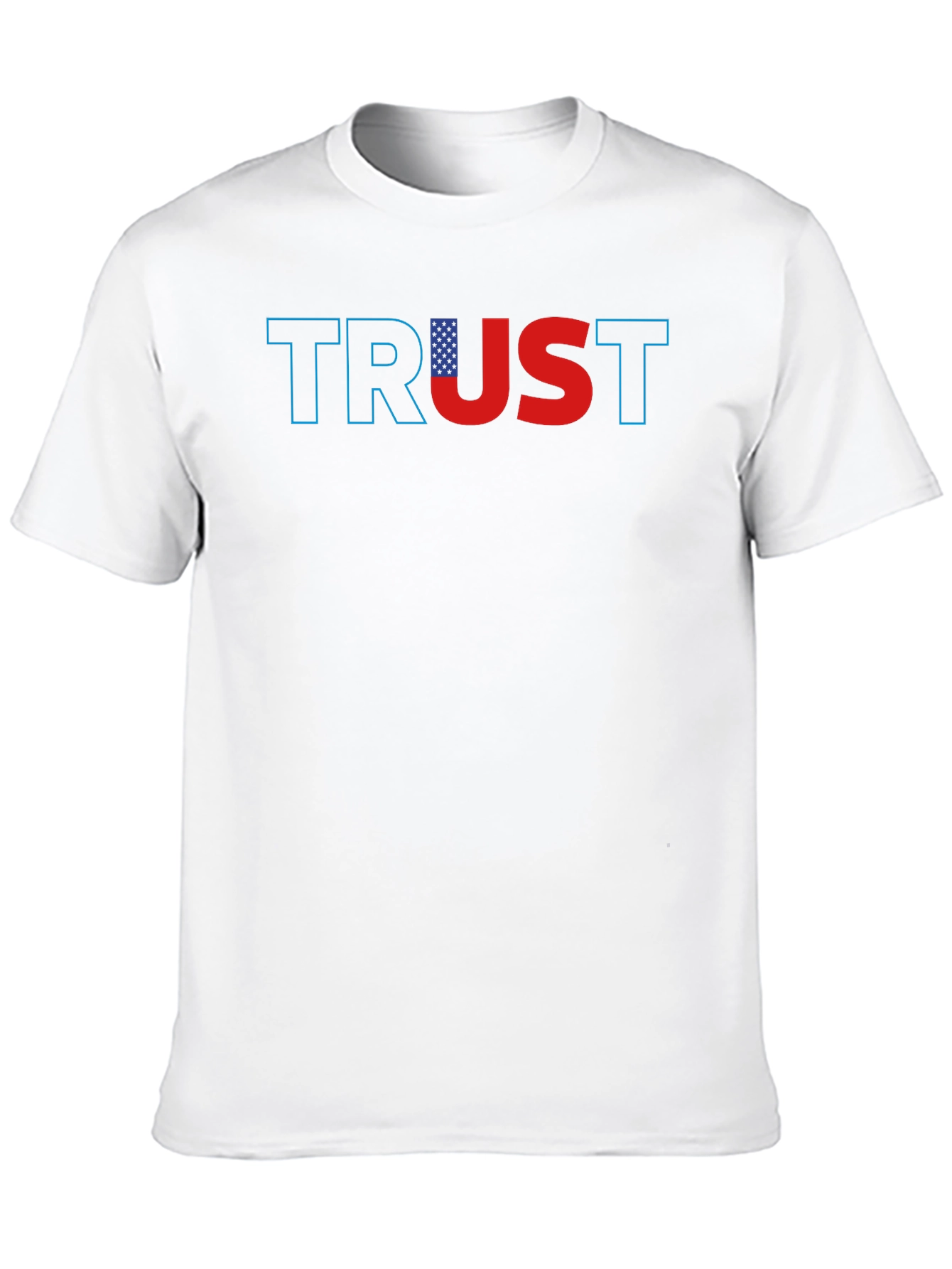 Trust Graphic Tee - Patriotic USA Flag T-Shirt