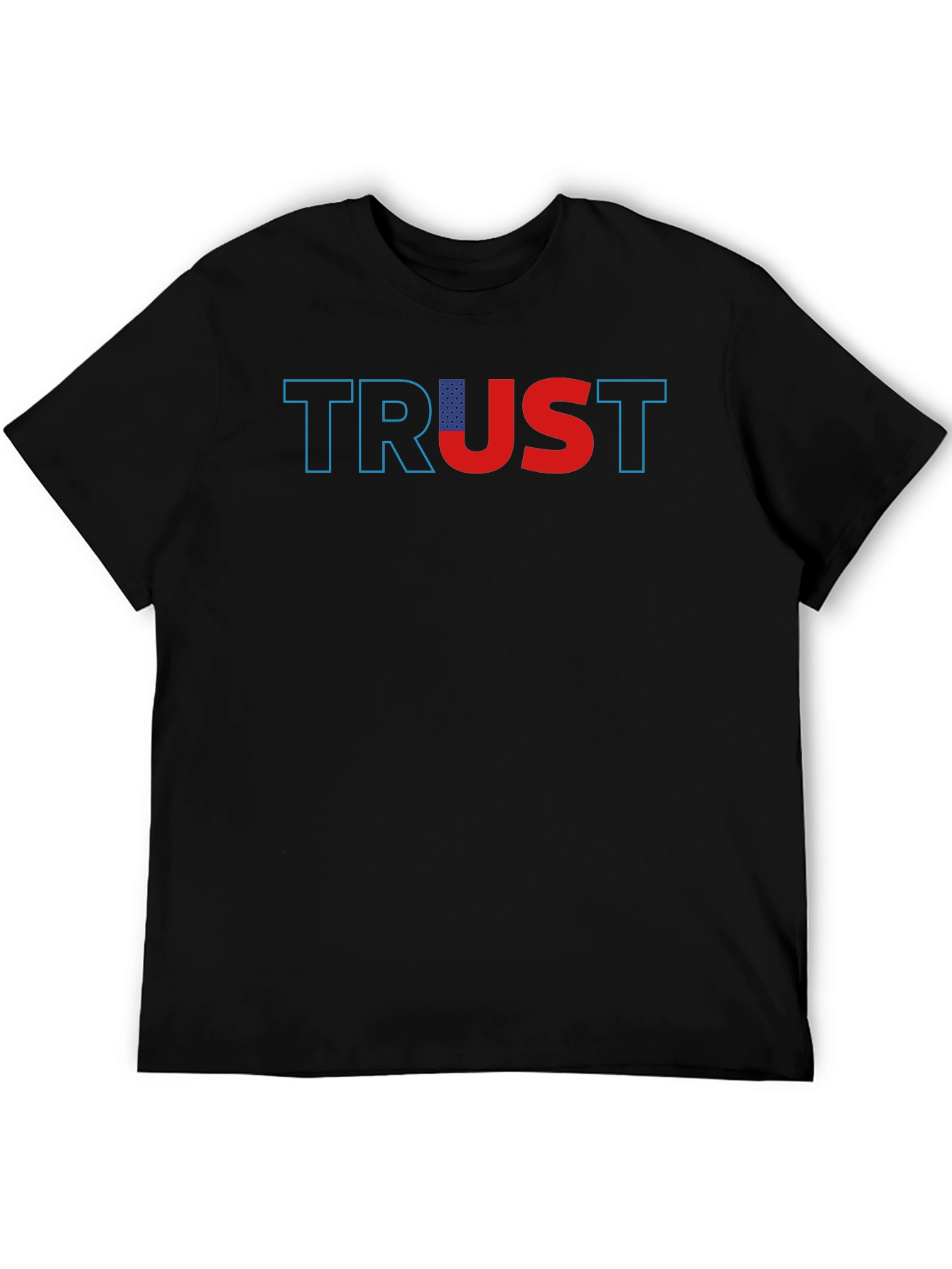 Trust Graphic Tee - Patriotic USA Flag T-Shirt