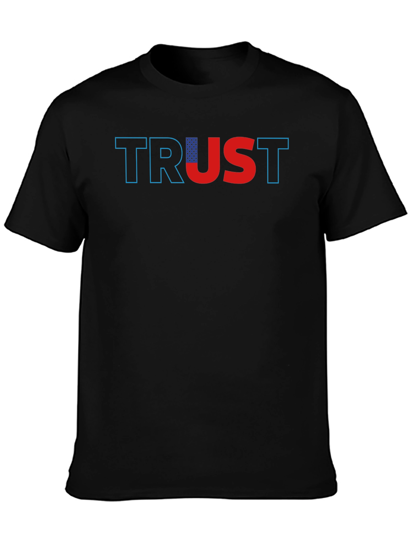 Trust Graphic Tee - Patriotic USA Flag T-Shirt