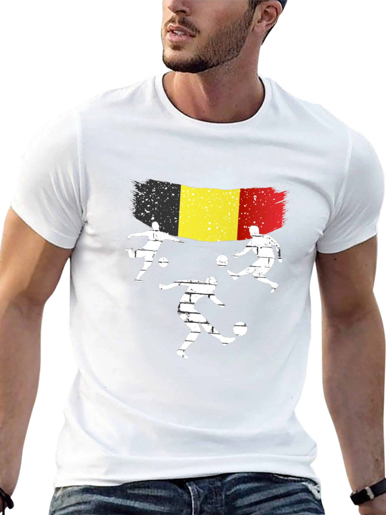 Belgium Soccer Fan T-Shirt - Black