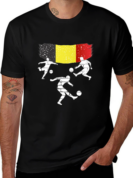 Belgium Soccer Fan T-Shirt - Black