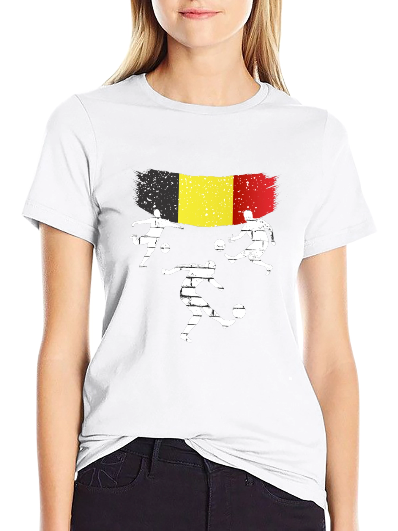 Belgium Soccer Fan T-Shirt - Black
