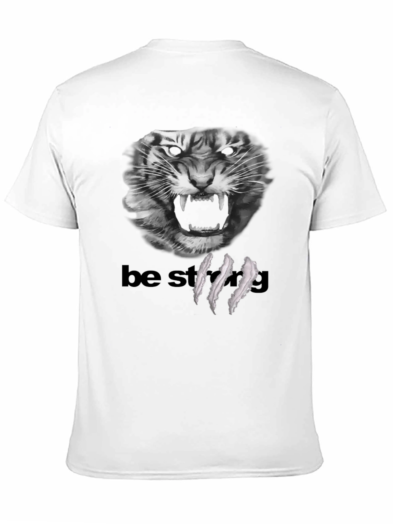 Be Strong Tiger Graphic T-Shirt