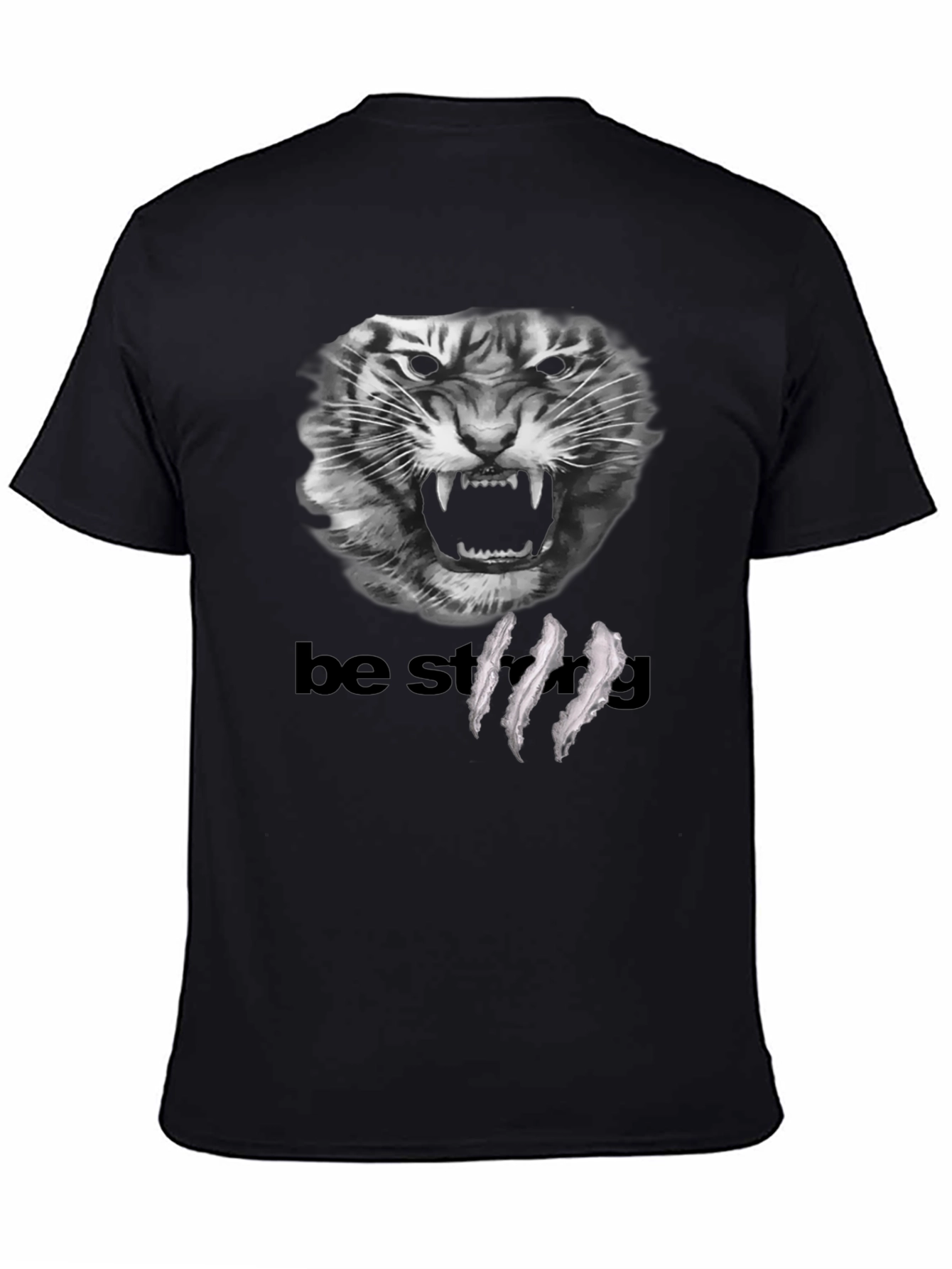 Be Strong Tiger Graphic T-Shirt