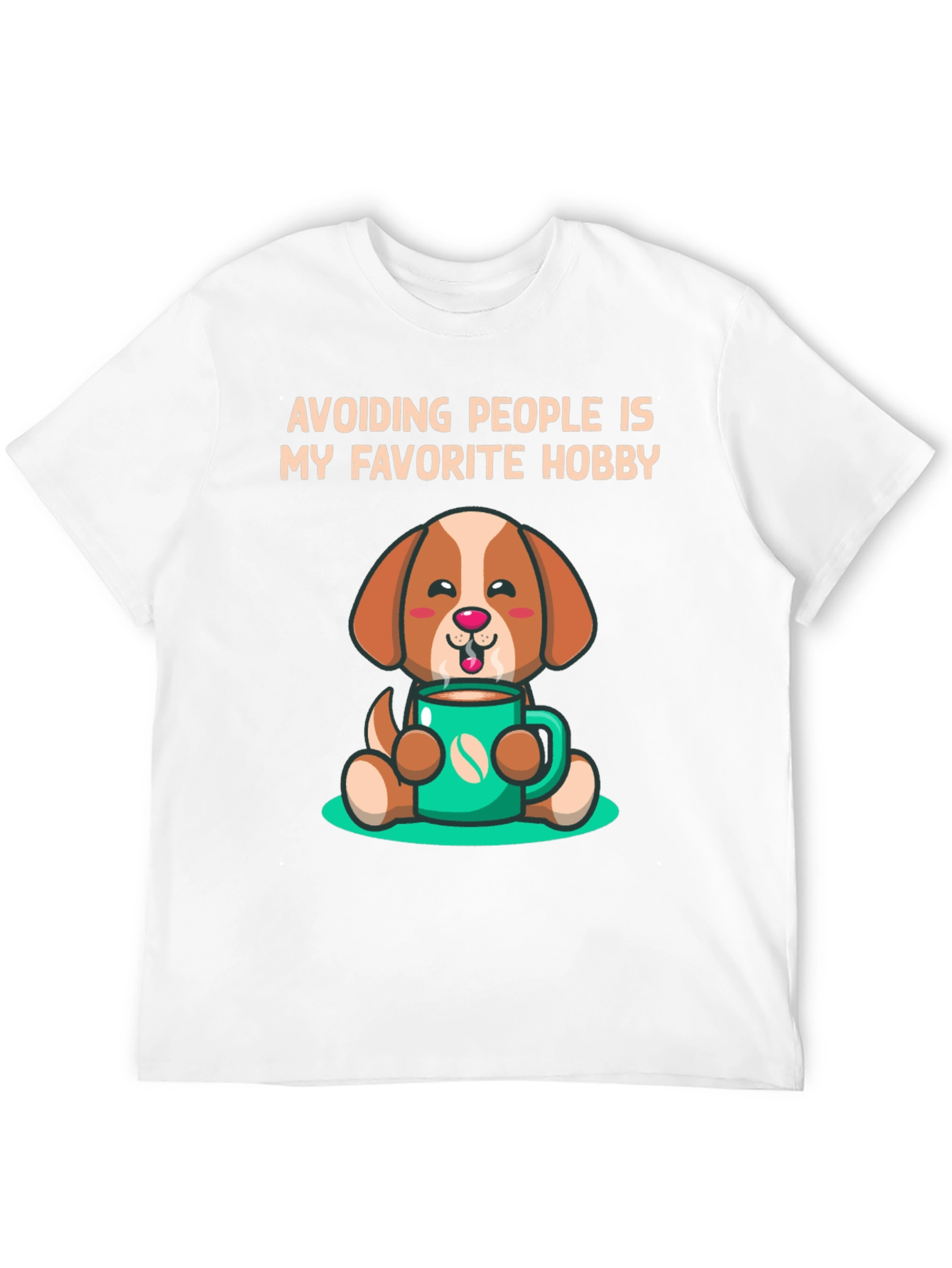 Avoiding People Dog Graphic Tee