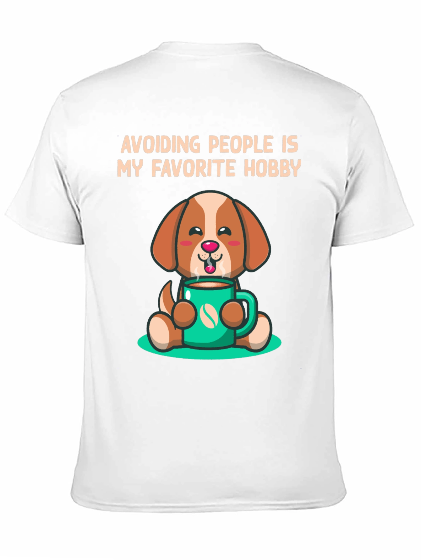 Avoiding People Dog Graphic Tee