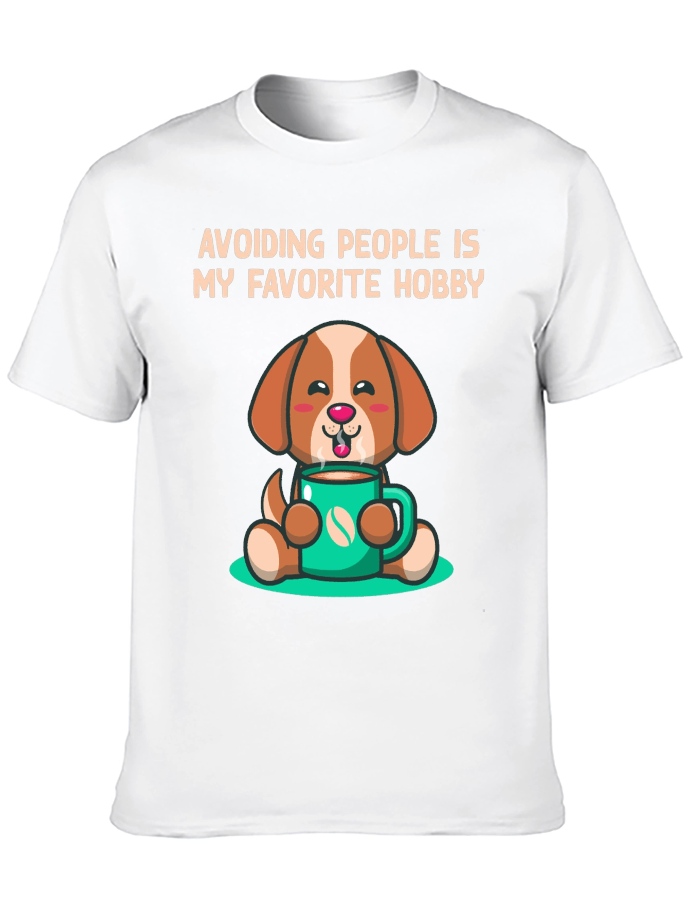Avoiding People Dog Graphic Tee