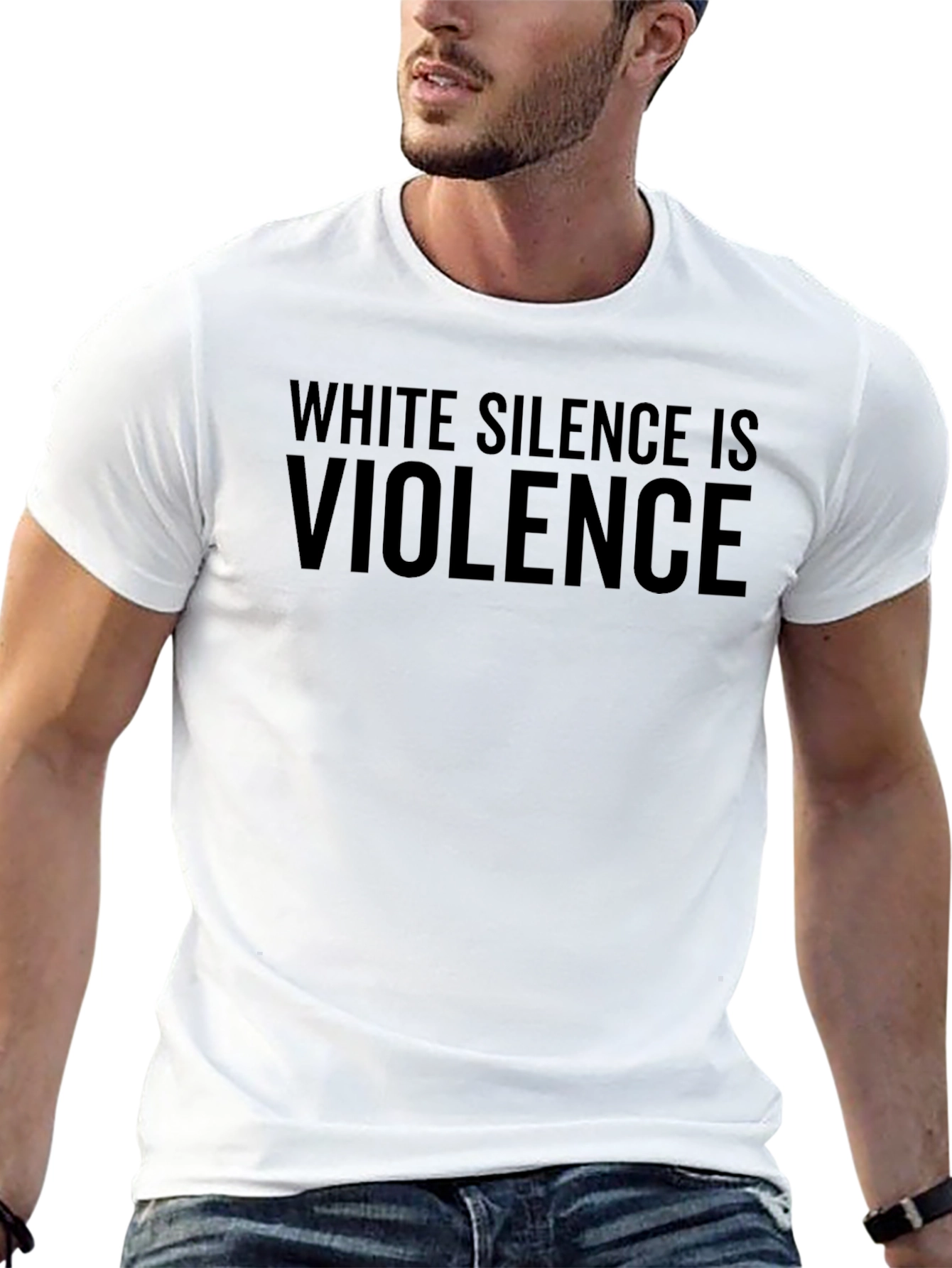 White Silence is Violence Statement T-Shirt