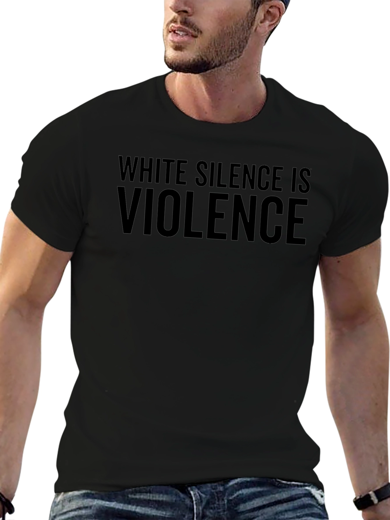 White Silence is Violence Statement T-Shirt