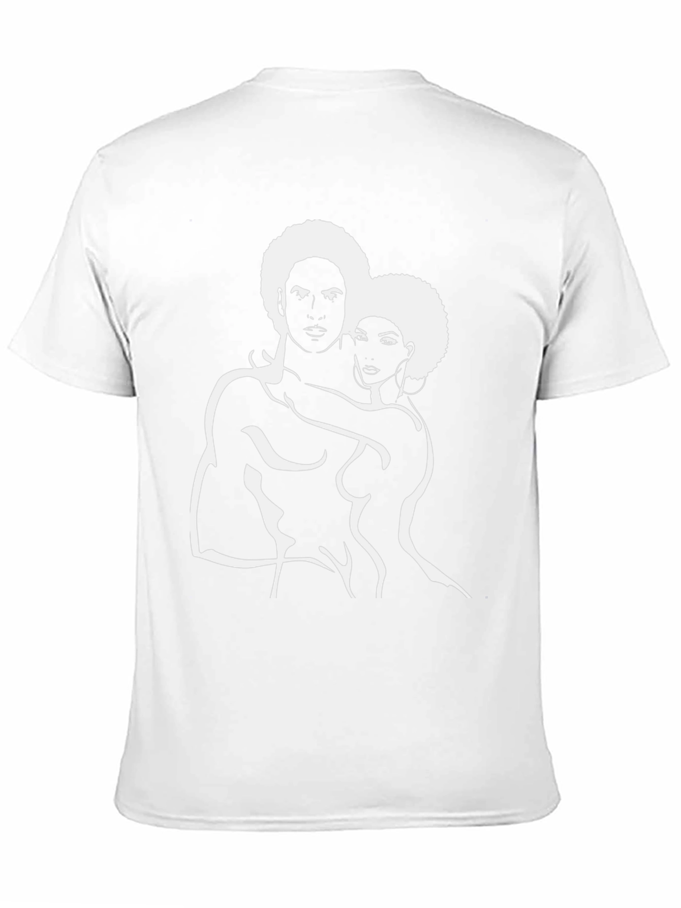 Afro Love Graphic T-Shirt - Black