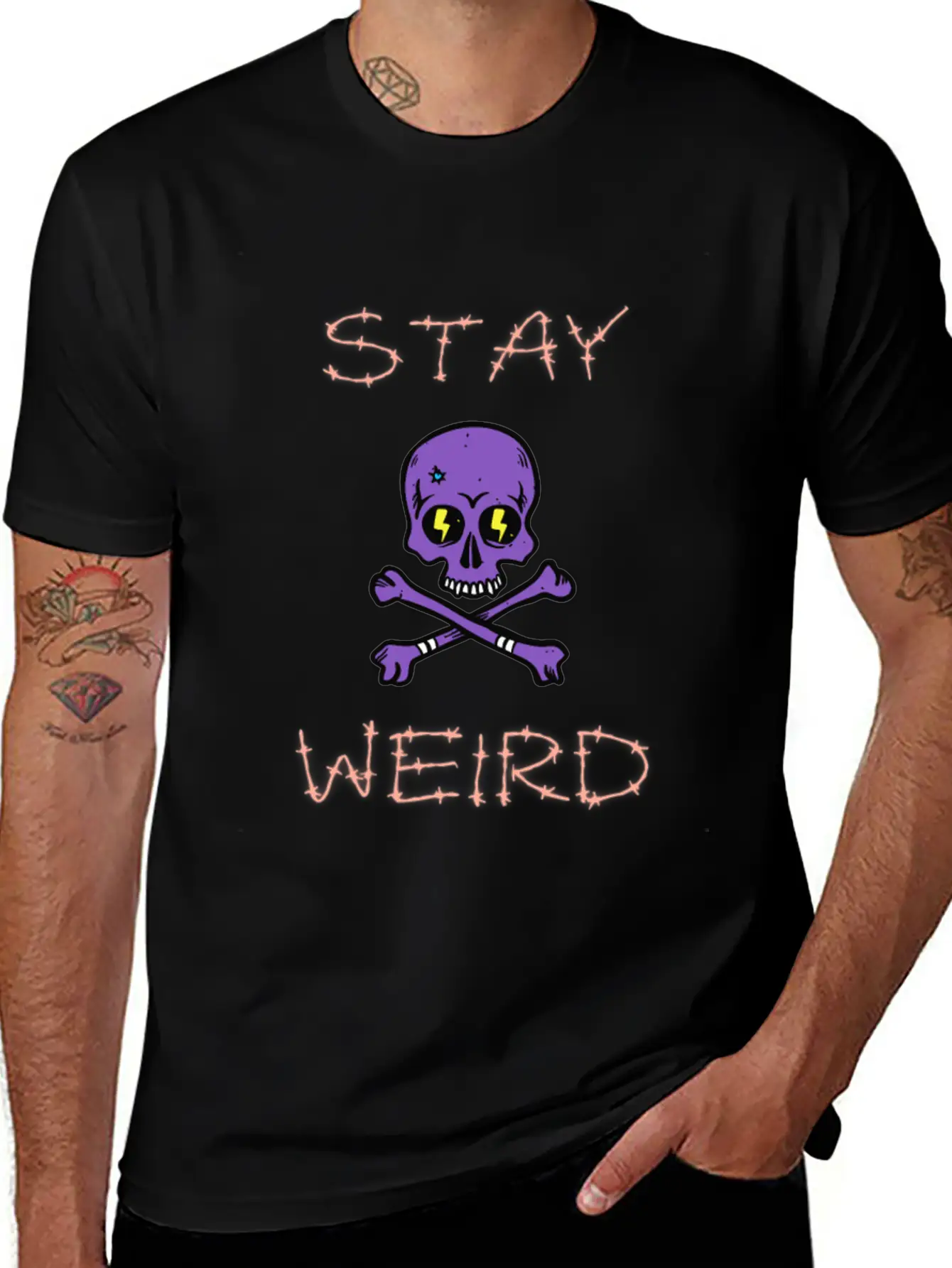 5EVER WEiRD Lightweight Cotton T-Shirt – Daily Comfort Graphic Shirt
