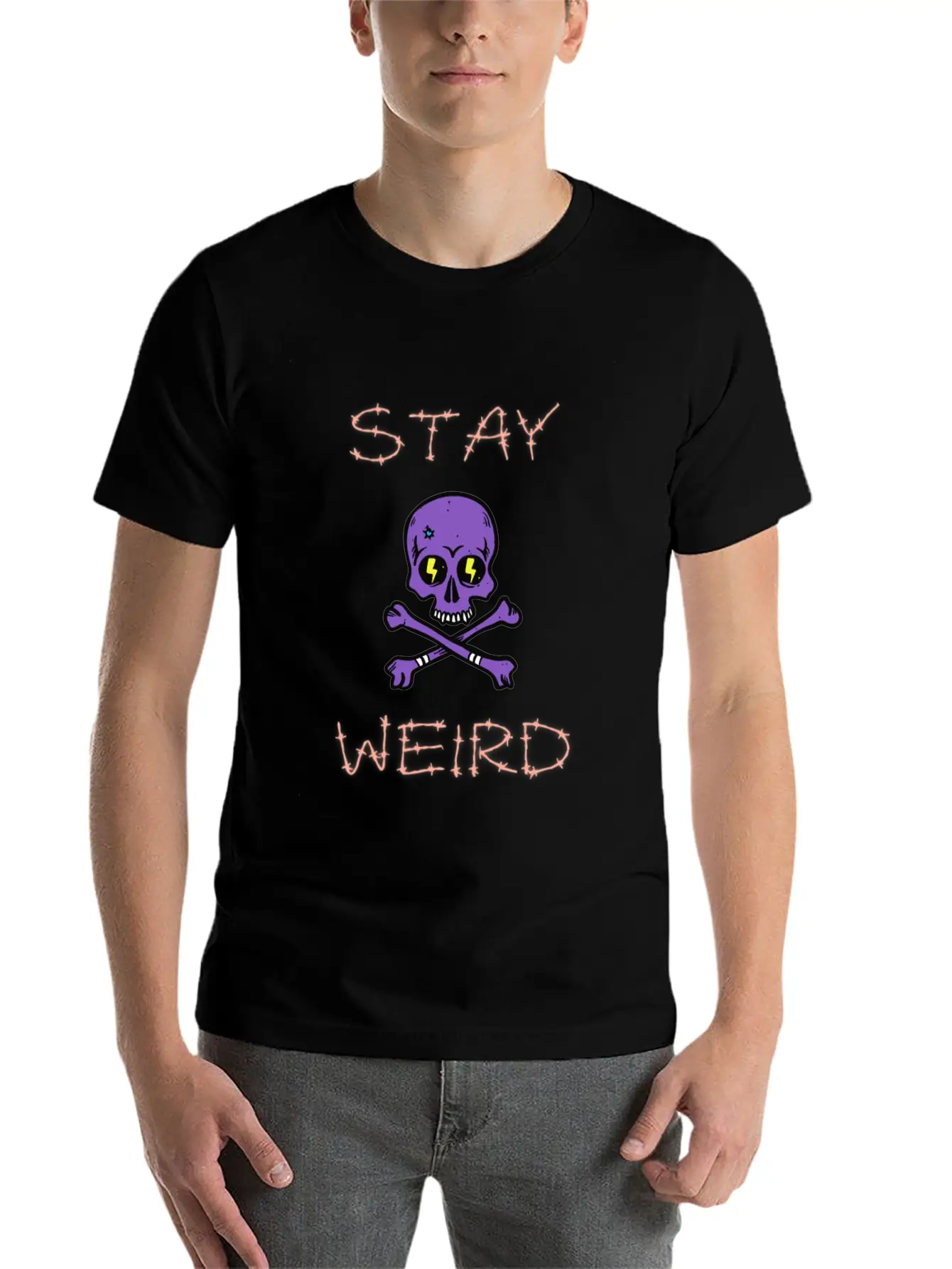 5EVER WEiRD Lightweight Cotton T-Shirt – Daily Comfort Graphic Shirt