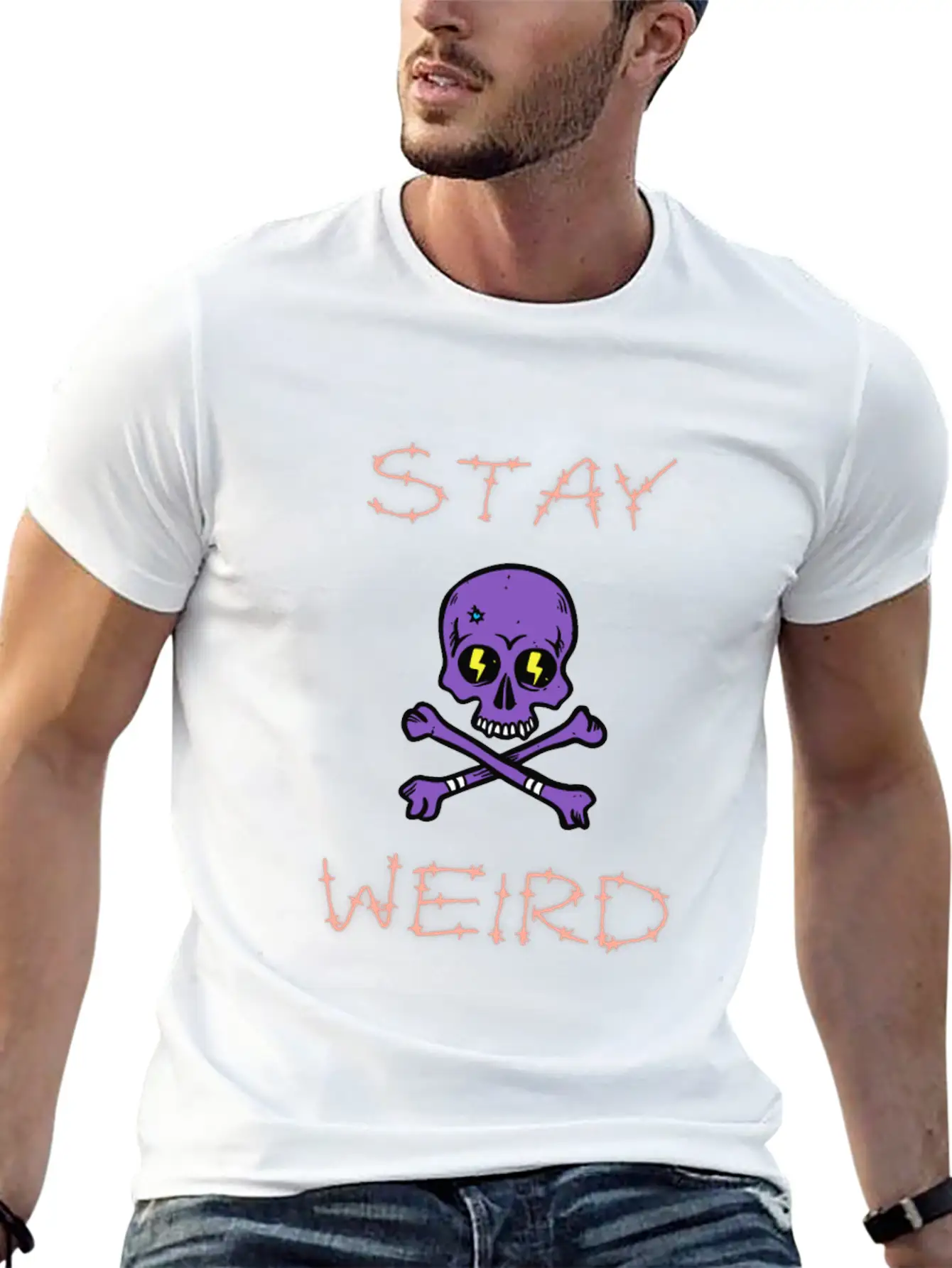 5EVER WEiRD Lightweight Cotton T-Shirt – Daily Comfort Graphic Shirt