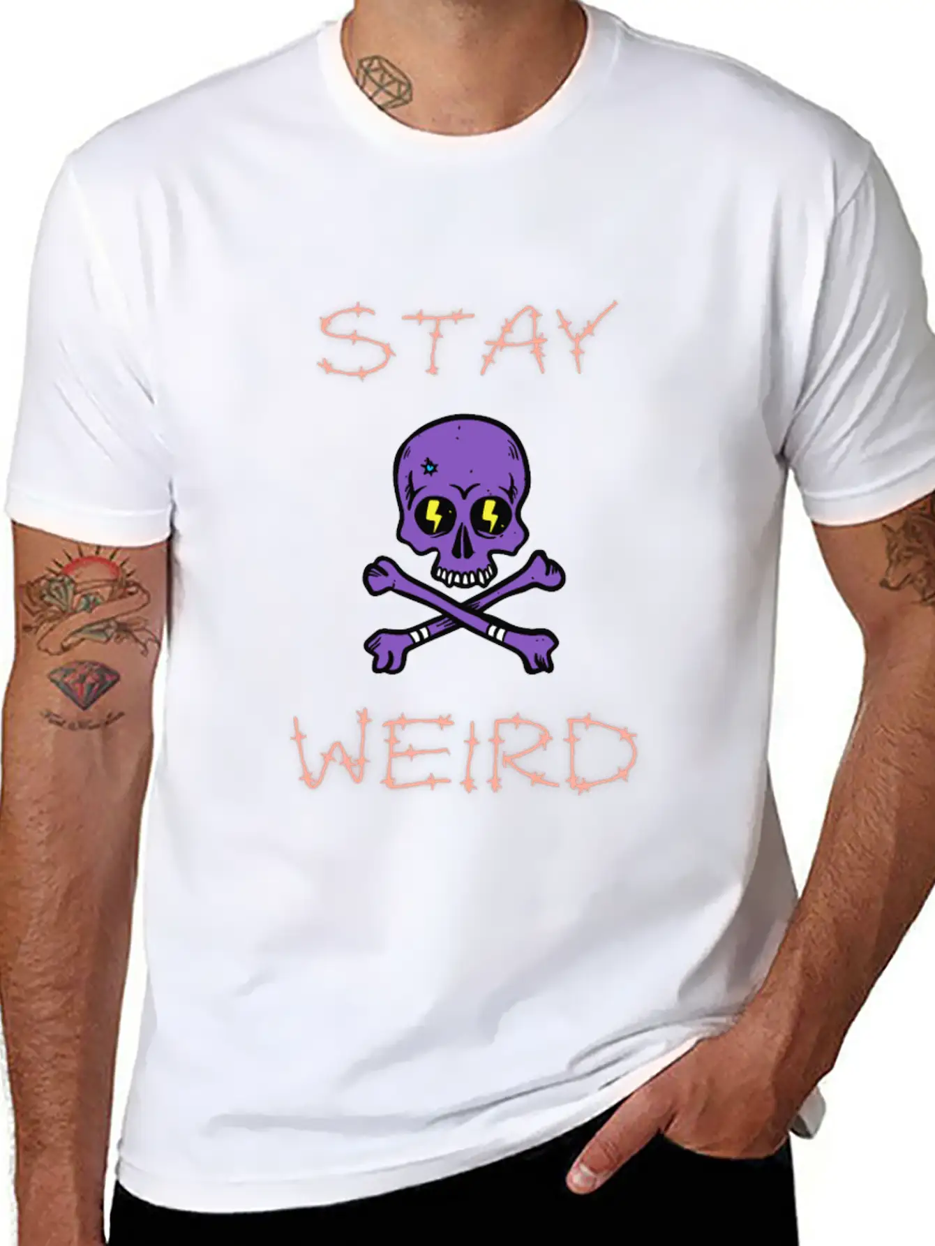 5EVER WEiRD Lightweight Cotton T-Shirt – Daily Comfort Graphic Shirt