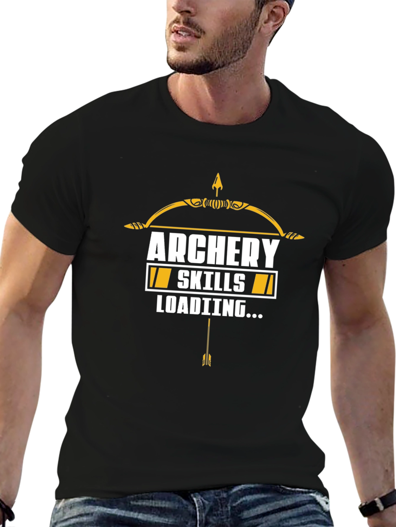 Archery Skills Loading T-Shirt - Black