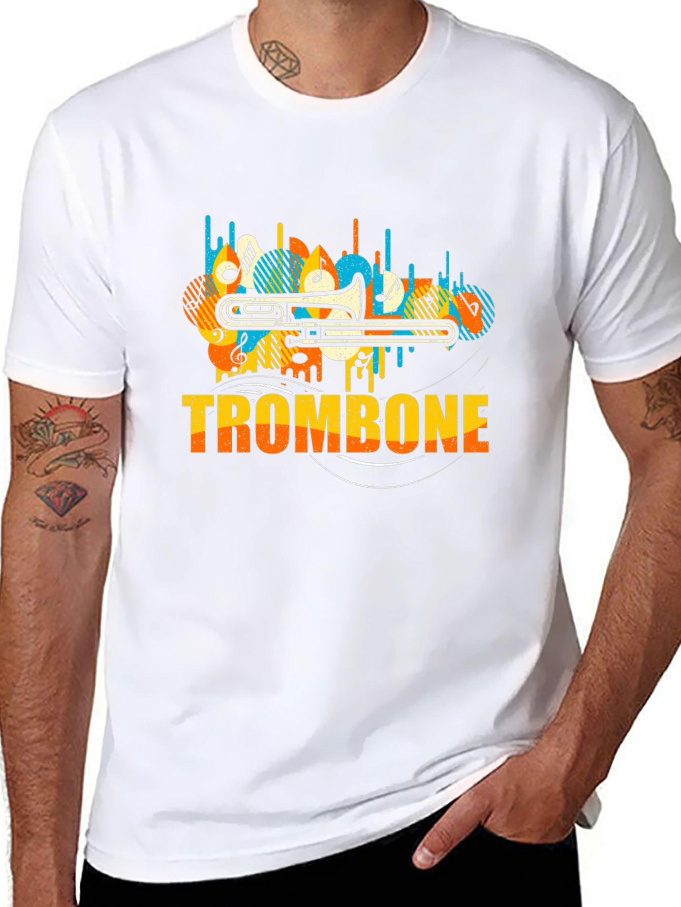 Trombone Music T-Shirt - Instrument Design
