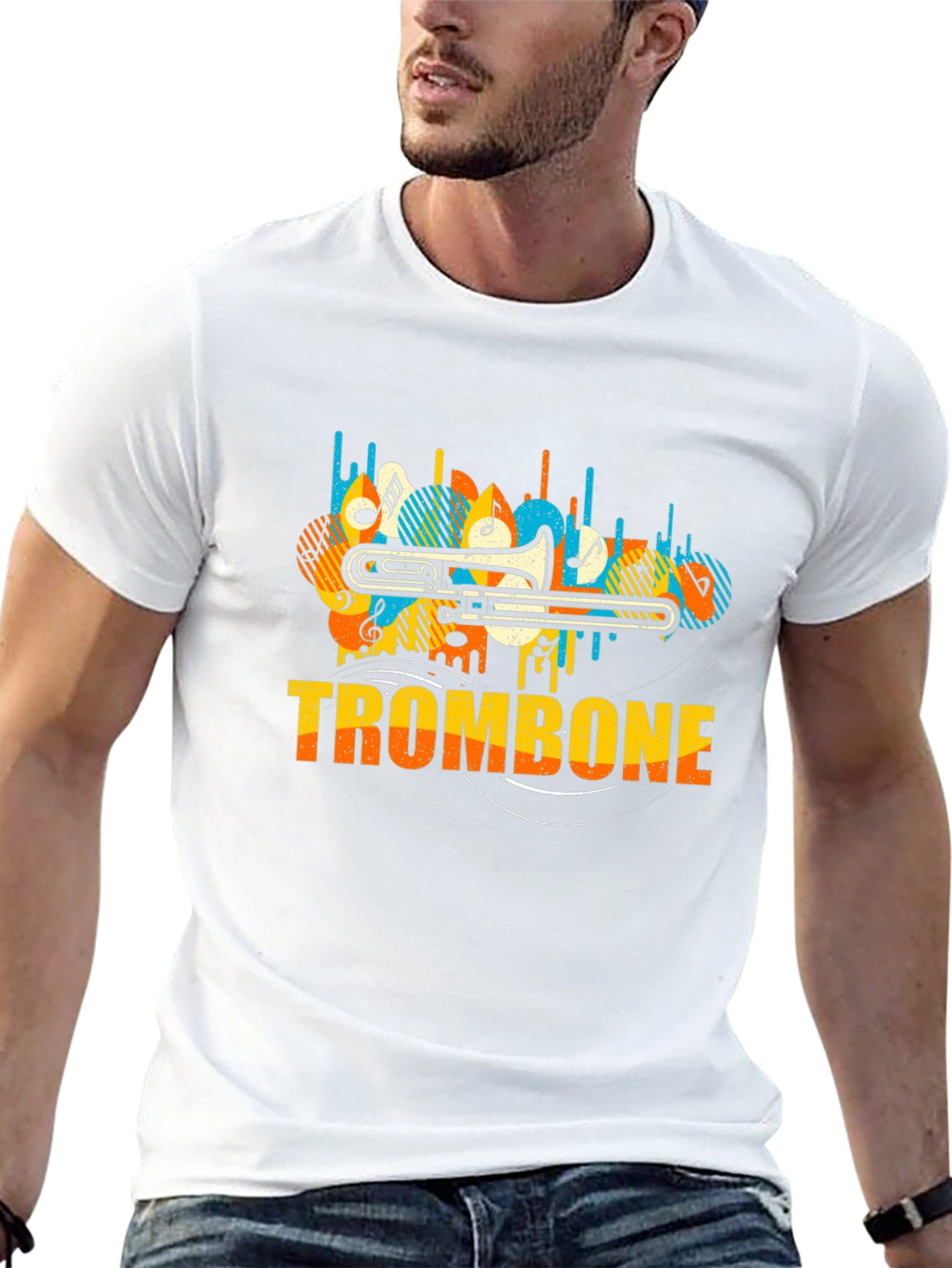 Trombone Music T-Shirt - Instrument Design