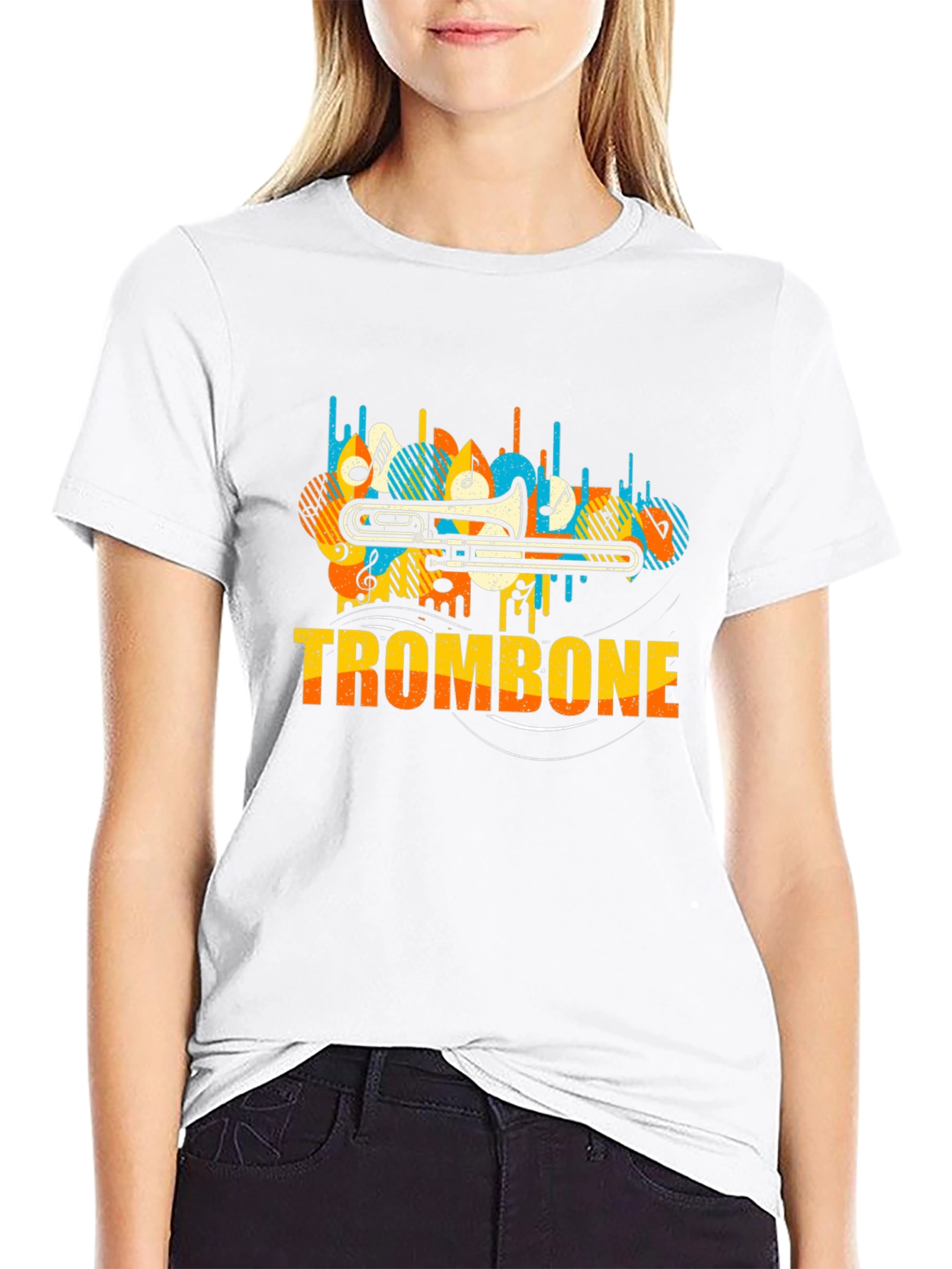 Trombone Music T-Shirt - Instrument Design