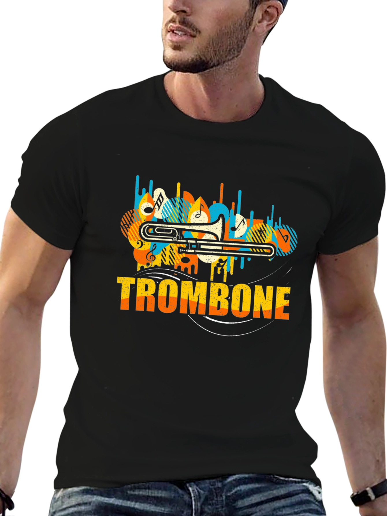Trombone Music T-Shirt - Instrument Design