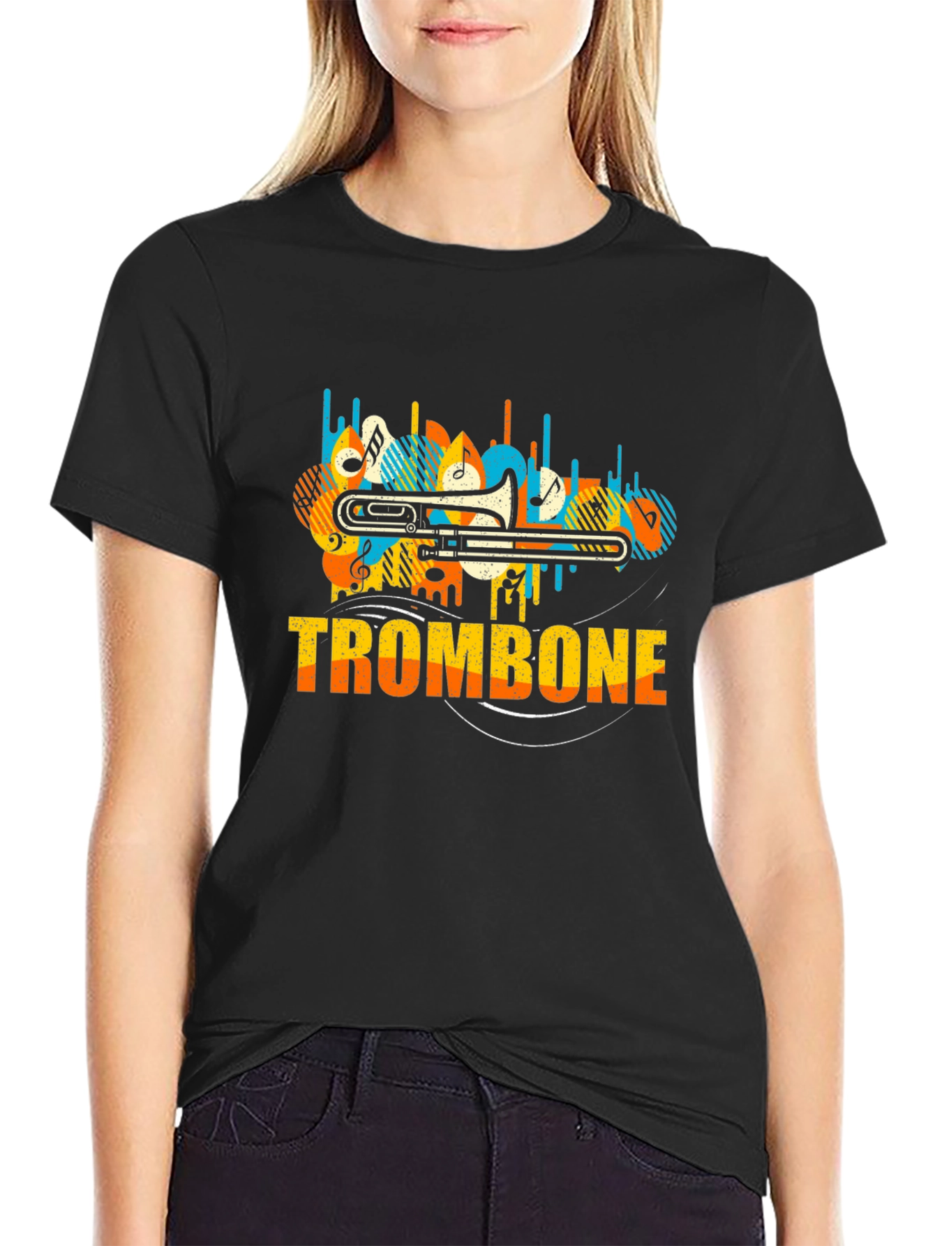 Trombone Music T-Shirt - Instrument Design