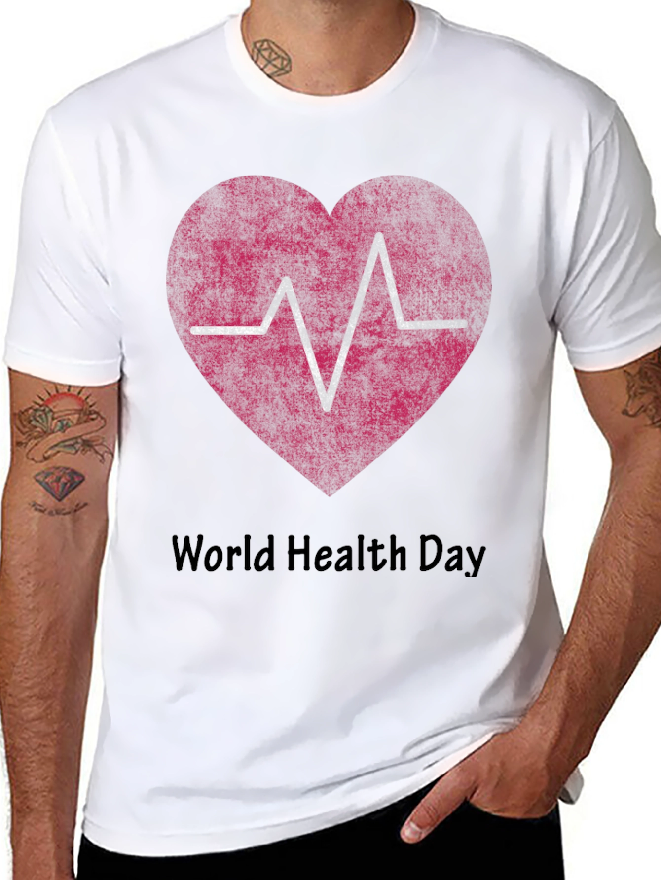 World Health Day Heartbeat T-Shirt