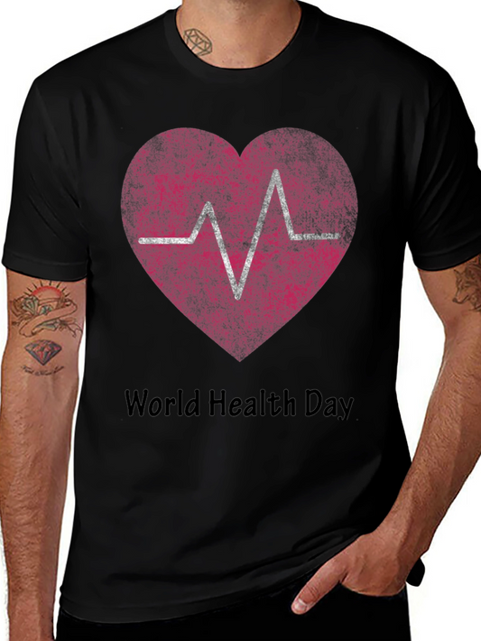 World Health Day Heartbeat T-Shirt