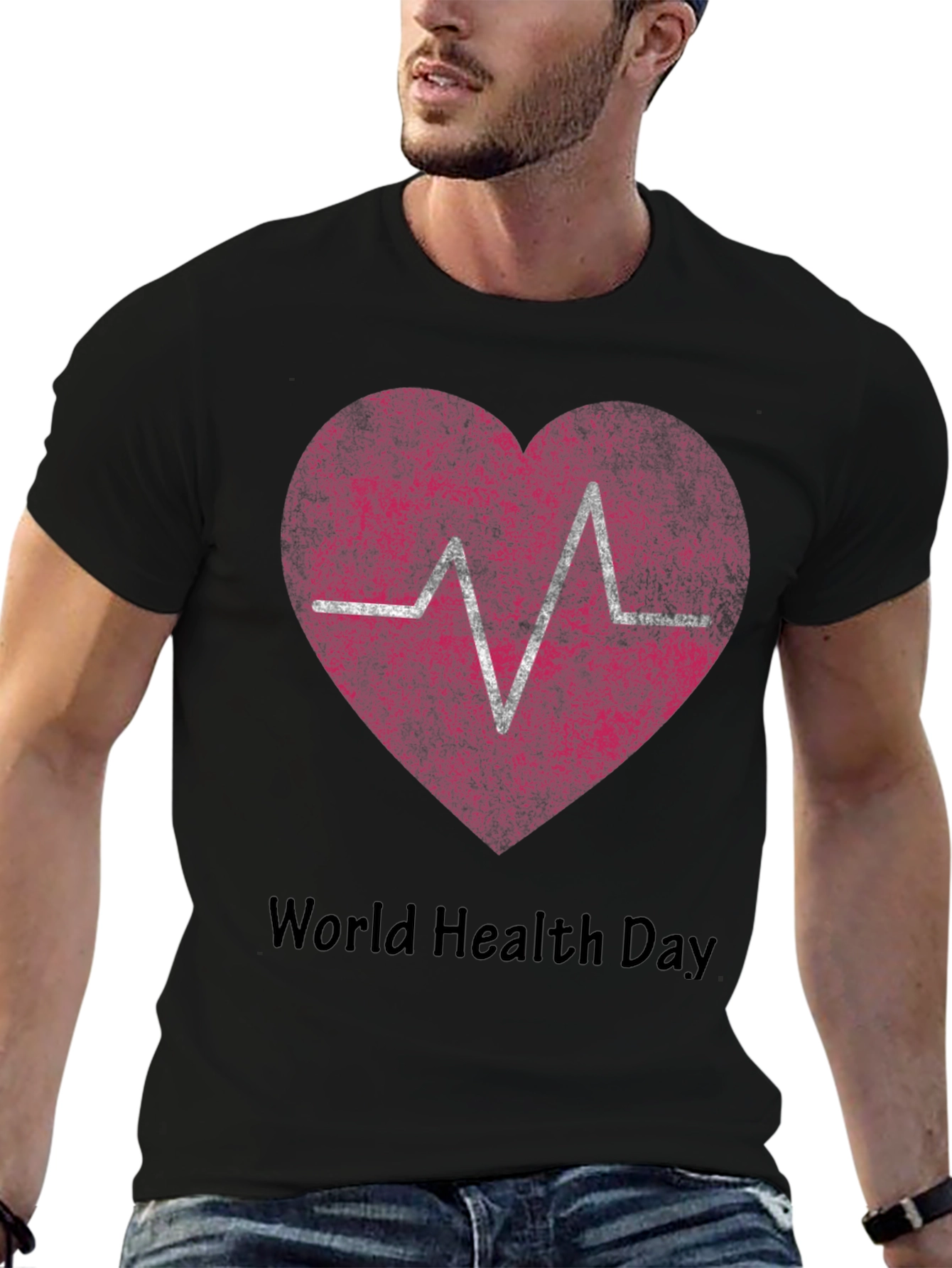 World Health Day Heartbeat T-Shirt
