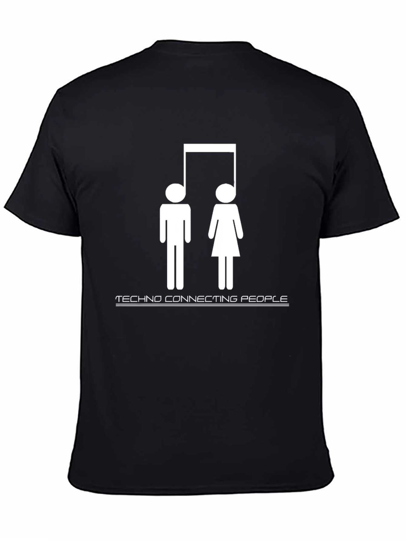 Techno Music Connecting People Graphic T-Shirt