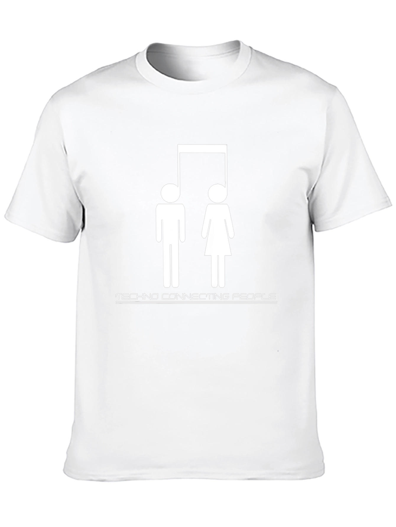 Techno Music Connecting People Graphic T-Shirt