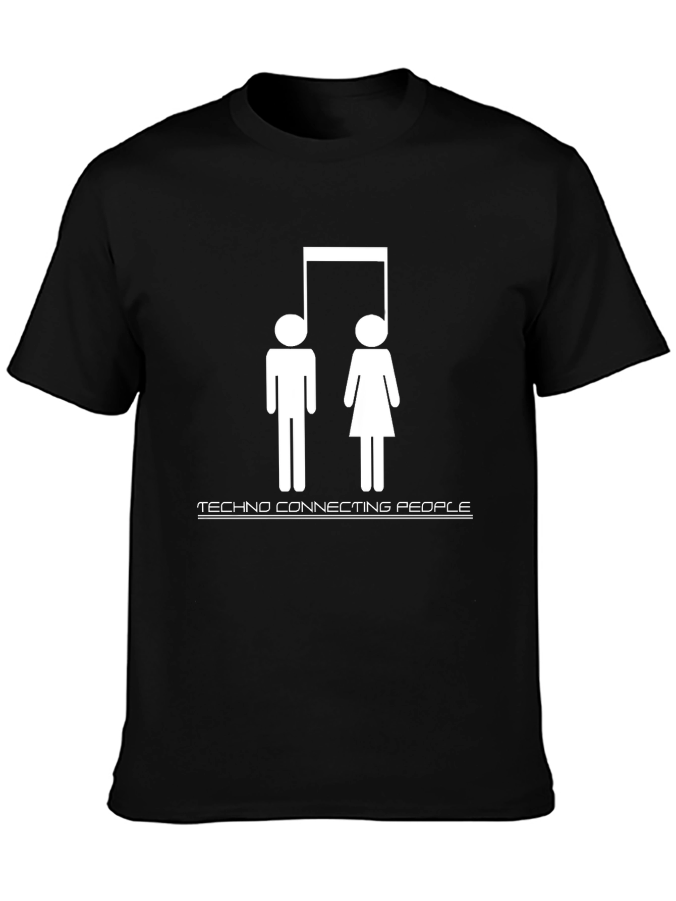 Techno Music Connecting People Graphic T-Shirt