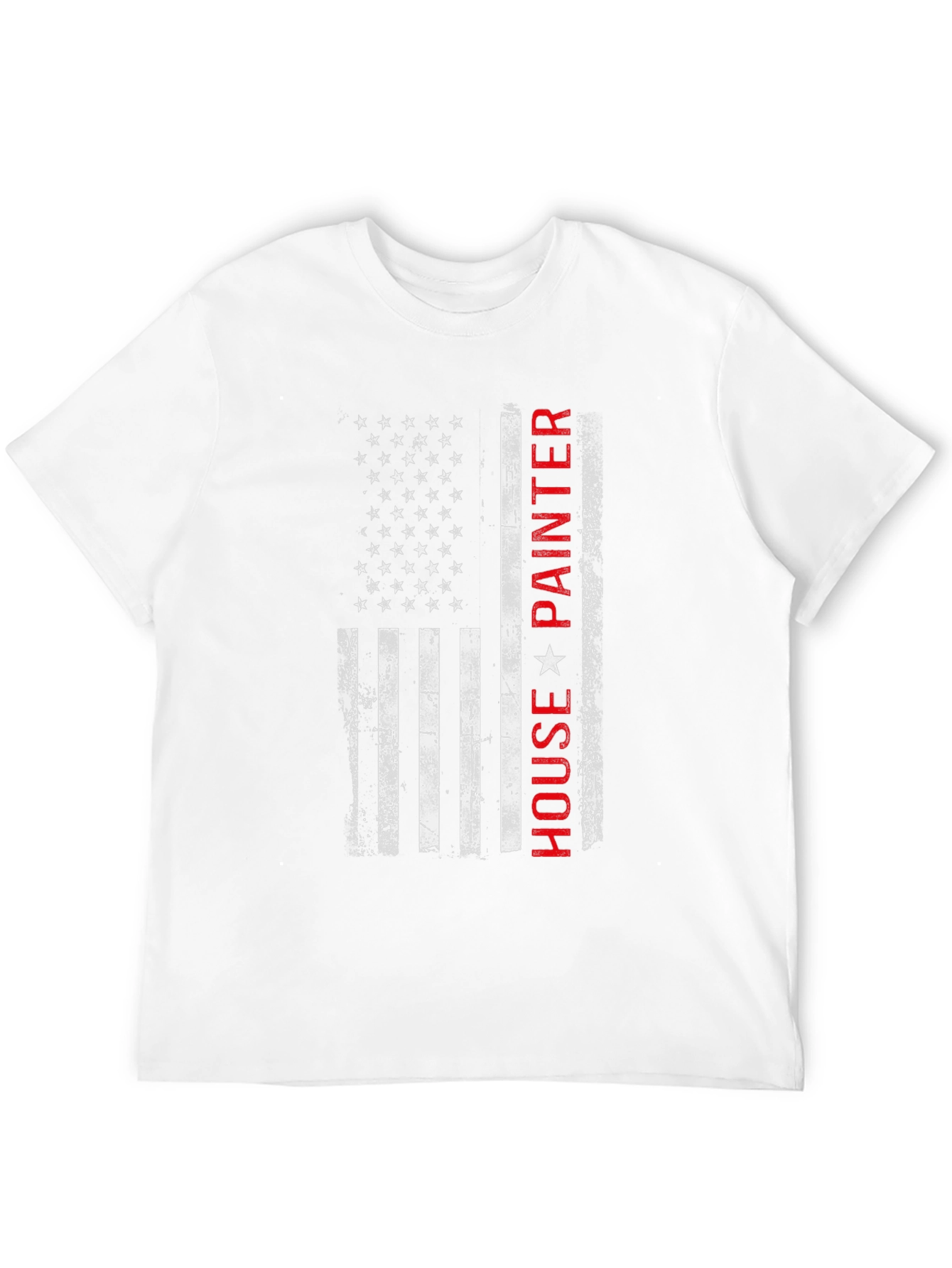 American Flag House Painter T-Shirt