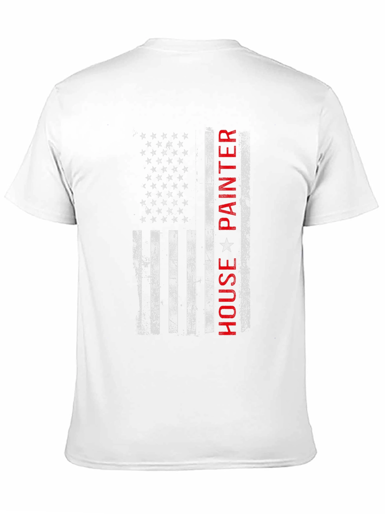 American Flag House Painter T-Shirt