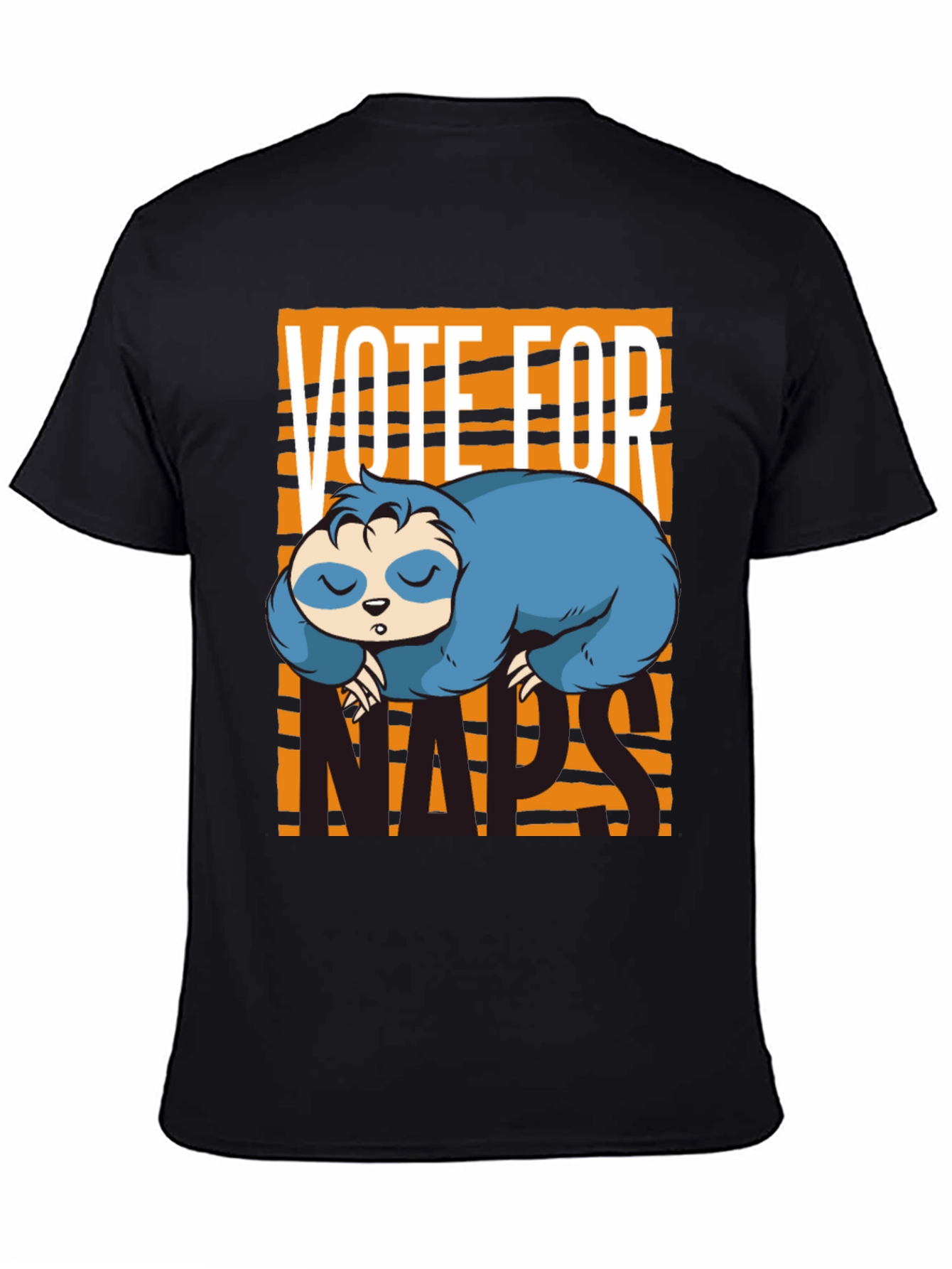 Vote For Naps Sloth Graphic Tee
