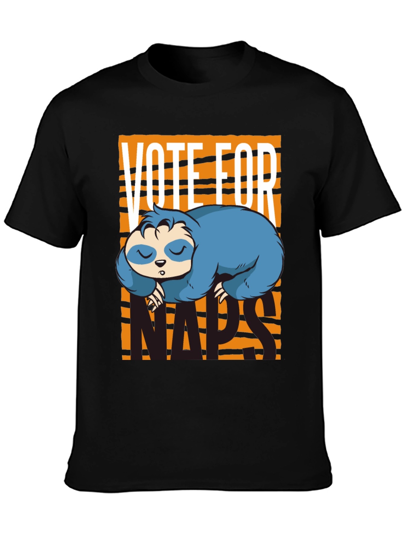 Vote For Naps Sloth Graphic Tee